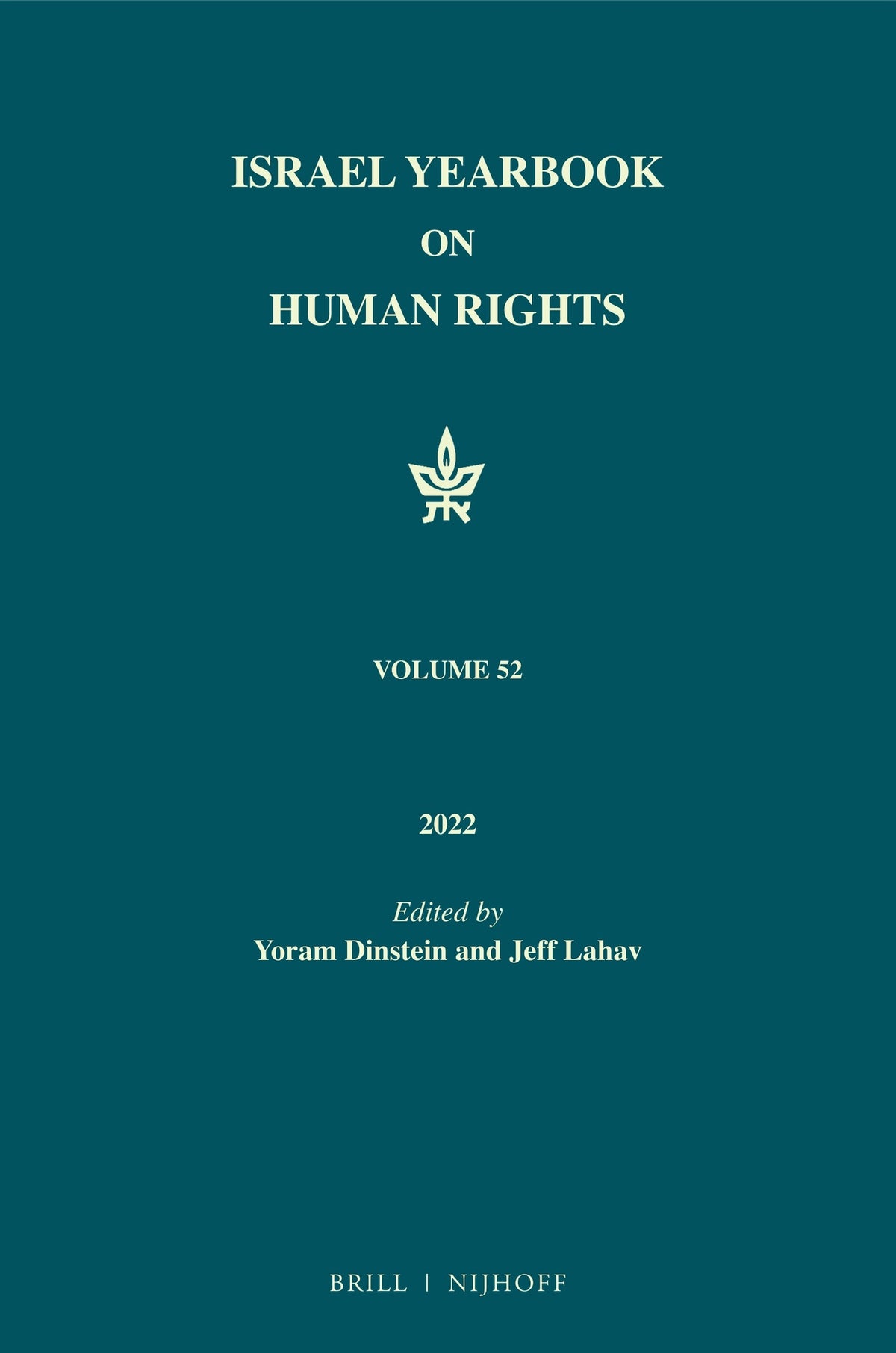 Cover image for Israel Yearbook on Human Rights, Volume 52 (2022) ISBN 9789004532281