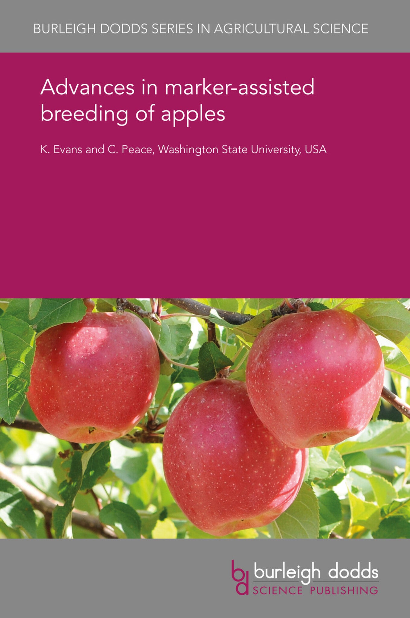 Cover image for Advances in marker-assisted breeding of apples ISBN 9781838790066