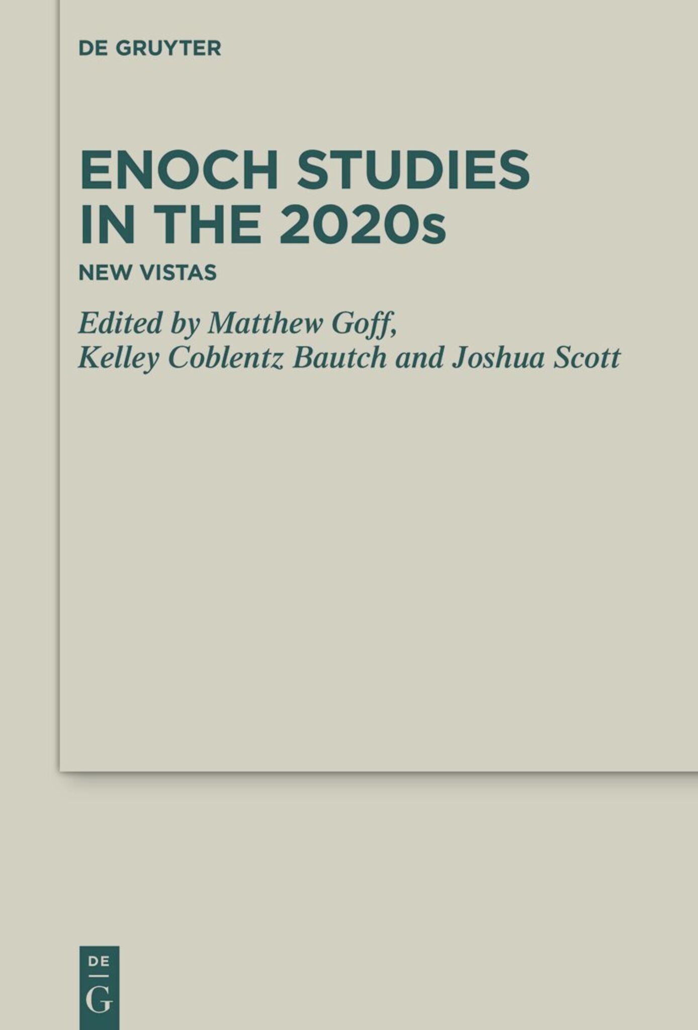 Enoch Studies in the 2020s