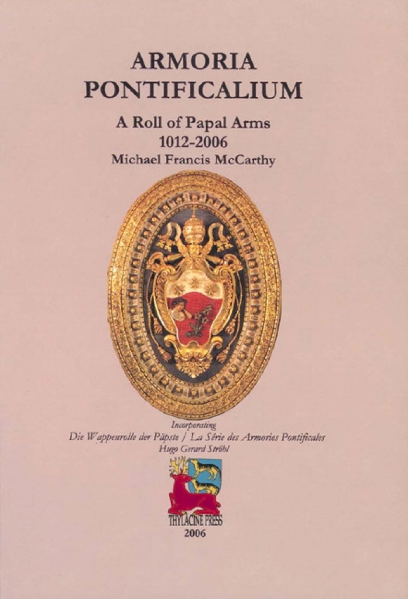 Cover image for Armoria Pontificalium ISBN 9780957794795