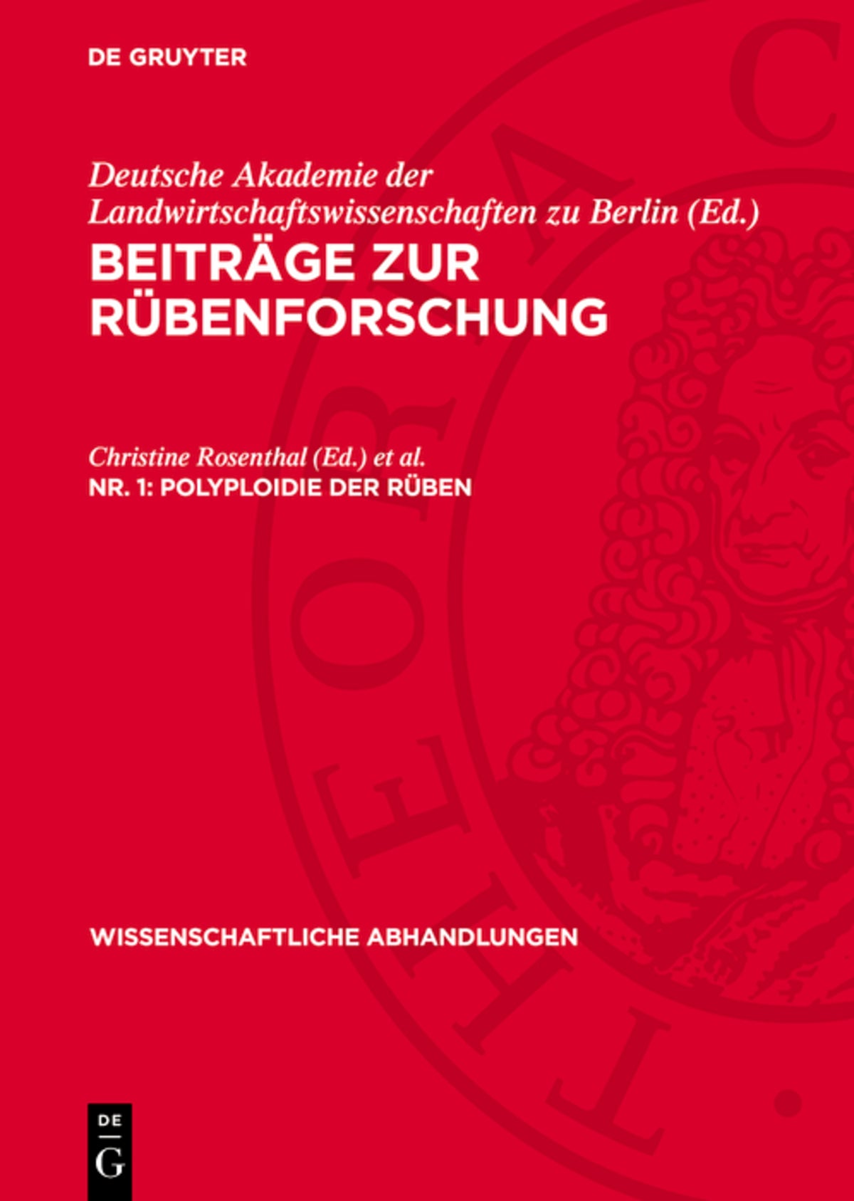 Cover image for Polyploidie der Rüben ISBN 9783112739228