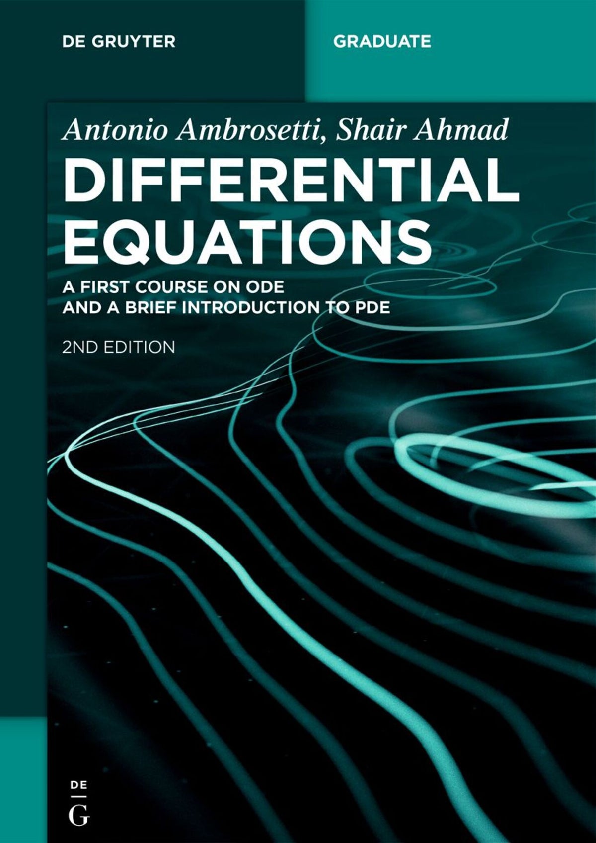 Cover image for Differential Equations ISBN 9783111185248