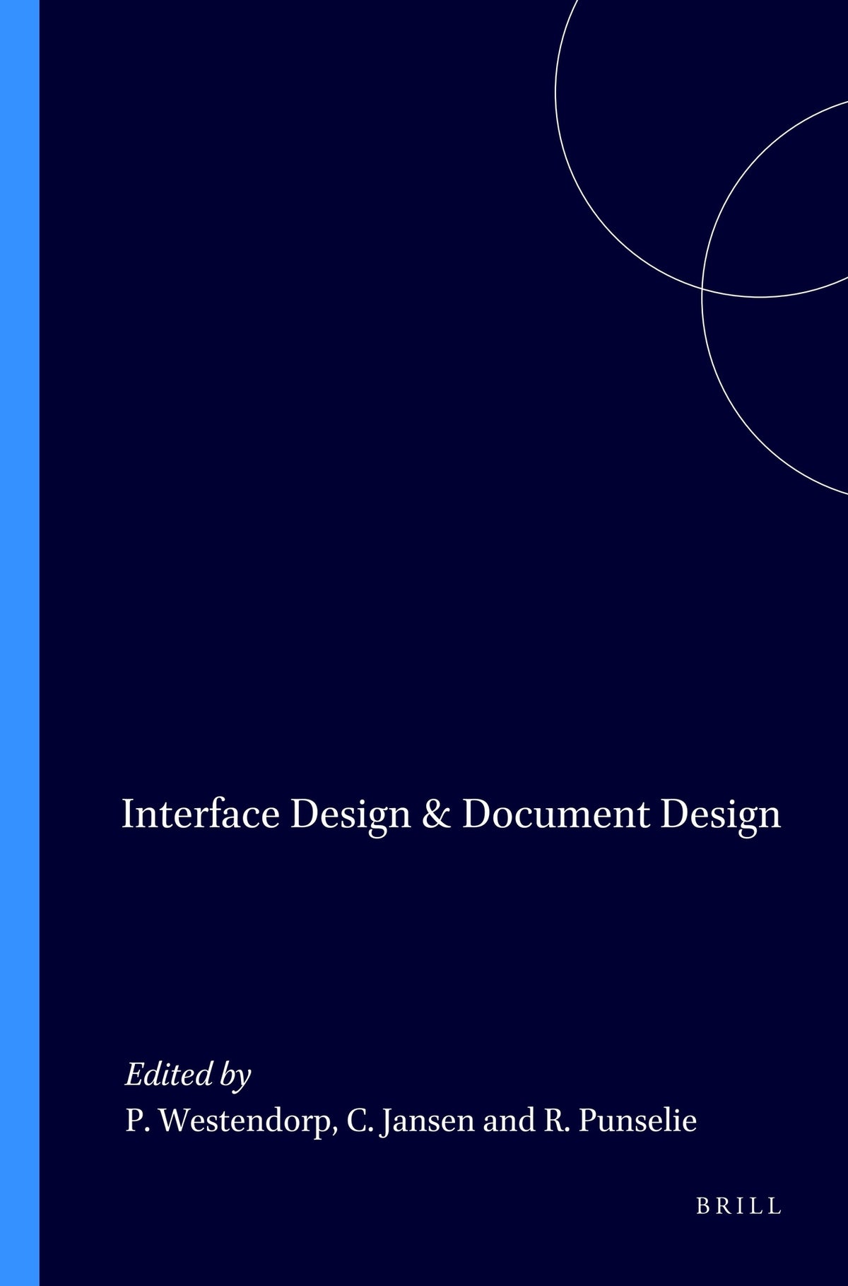 Cover image for Interface Design & Document Design ISBN 9789042005105