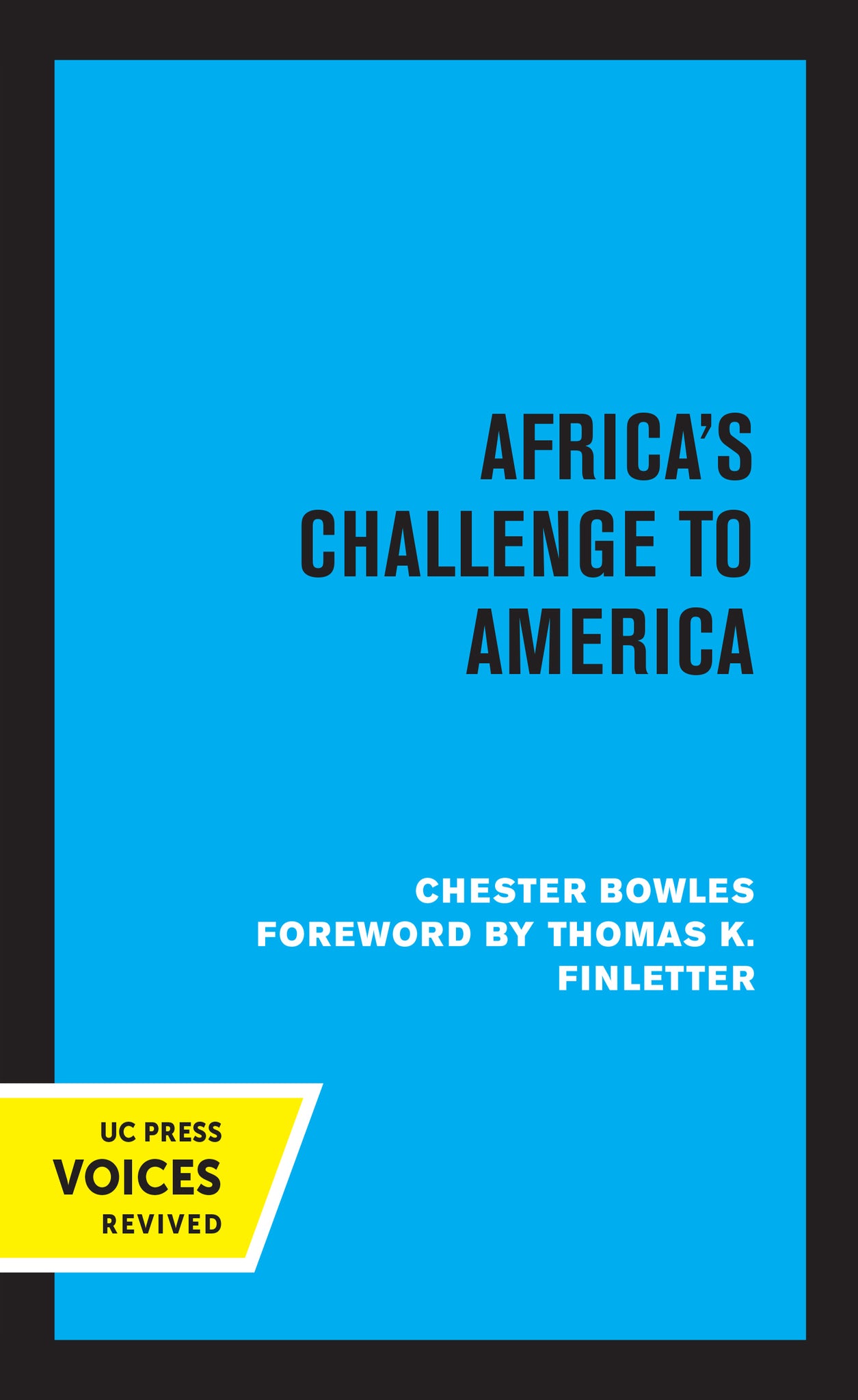 Cover image for Africa's Challenge to America ISBN 9780520339019