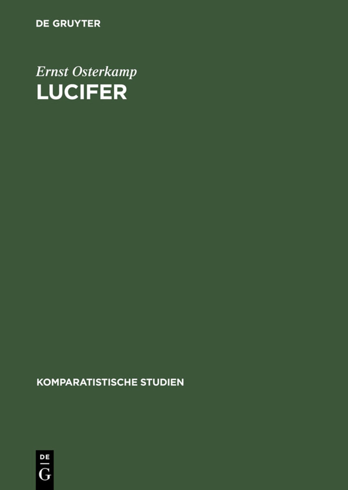 Cover image for Lucifer ISBN 9783110078046