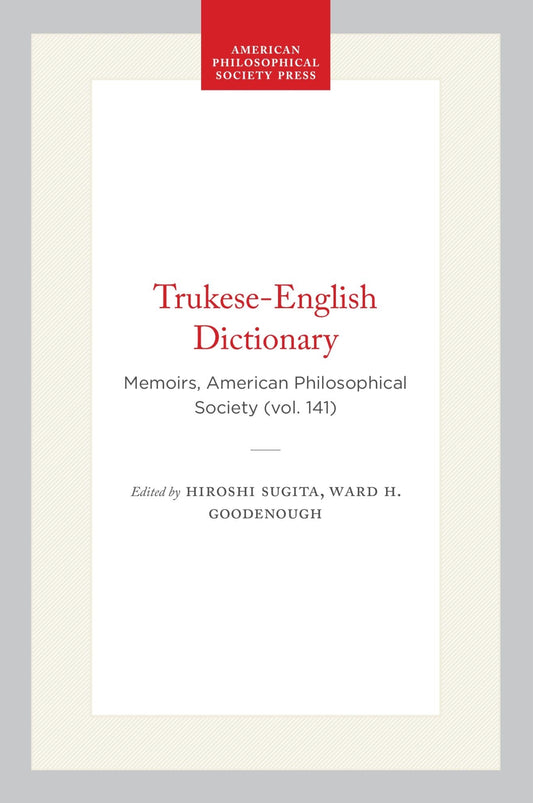 Trukese-English Dictionary