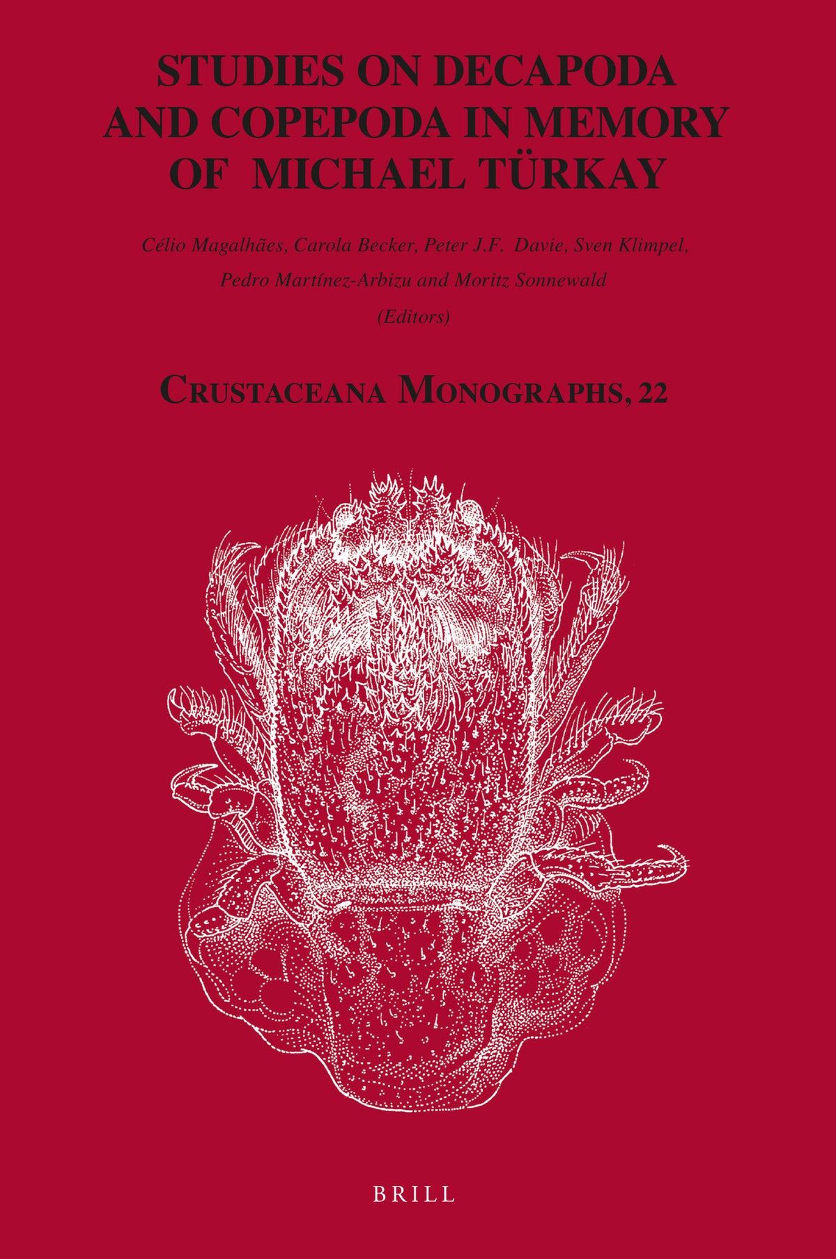 Cover image for Studies on Decapoda and Copepoda in Memory of Michael Türkay ISBN 9789004362734