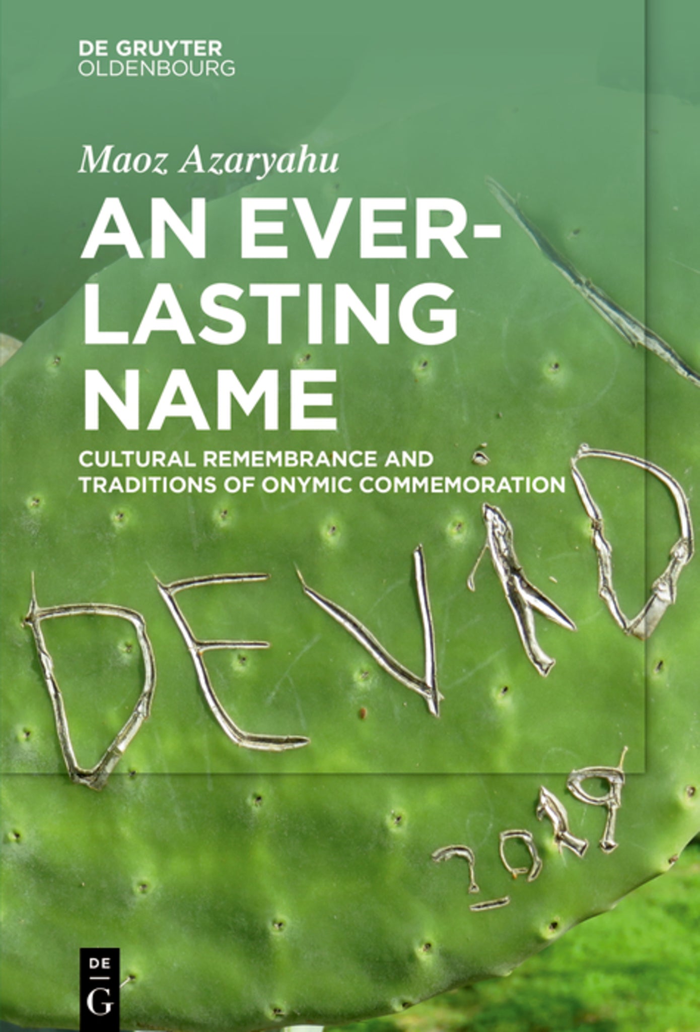 Cover image for An Everlasting Name ISBN 9783110722994
