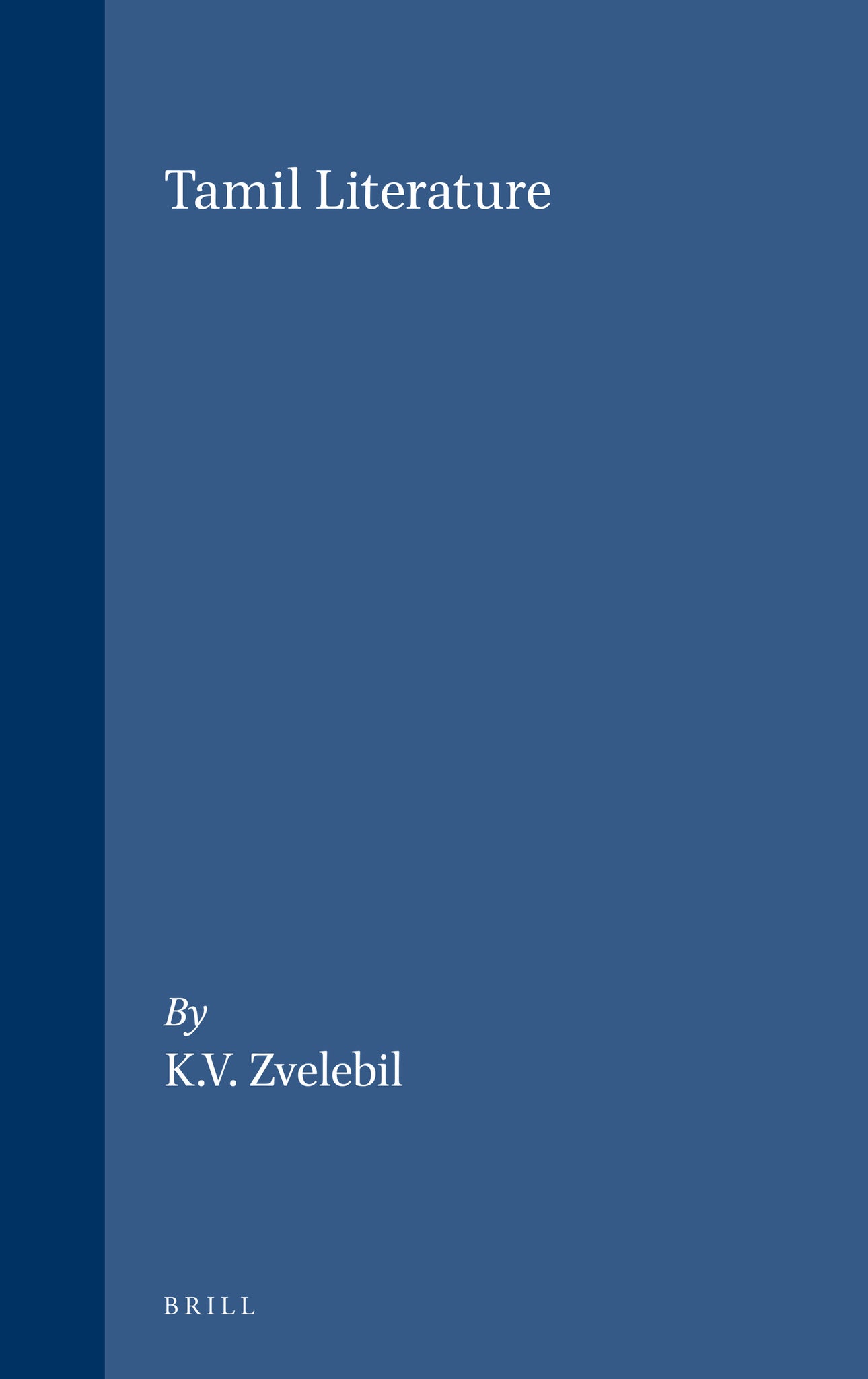 Cover image for Tamil Literature ISBN 9789004041905