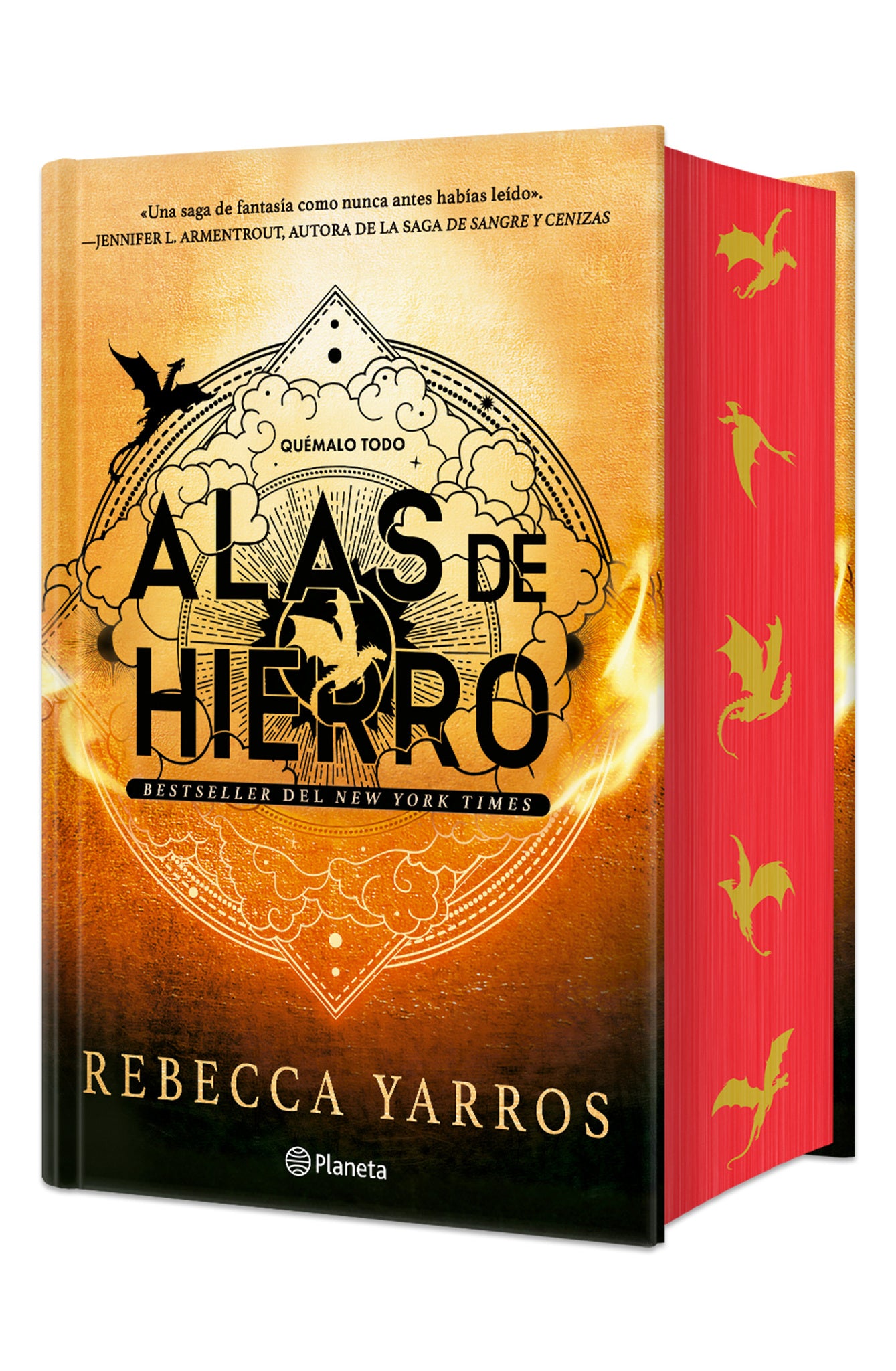 Cover image for Alas de hierro. Edición especial con cantos decorados / Iron Flame. Special Edition with Sprayed Edges ISBN 9786073925037