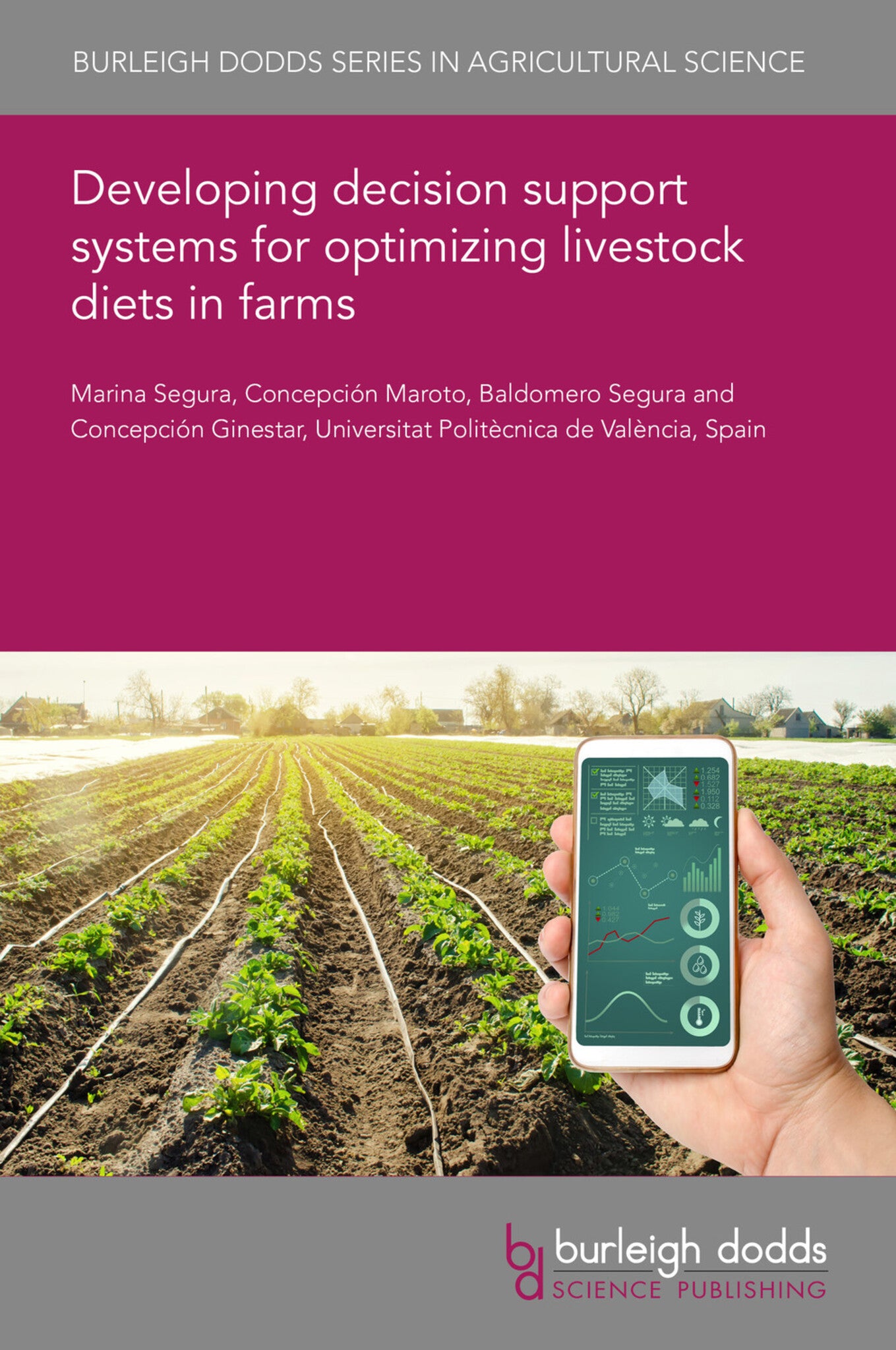 Cover image for Developing decision support systems for optimizing livestock diets in farms ISBN 9781786767349
