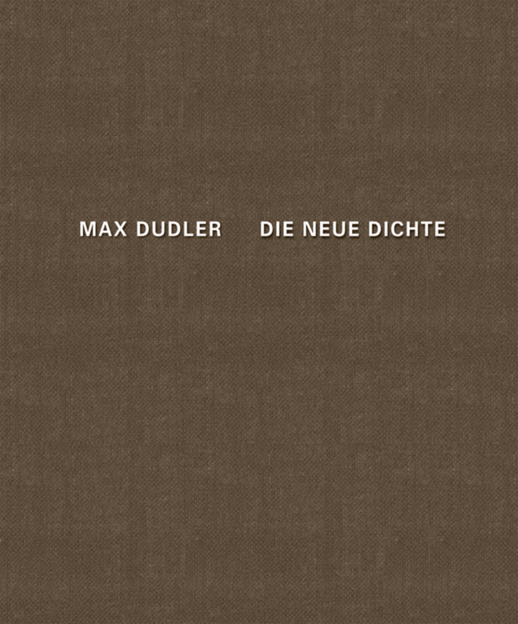 Max Dudler Die neue Dichte