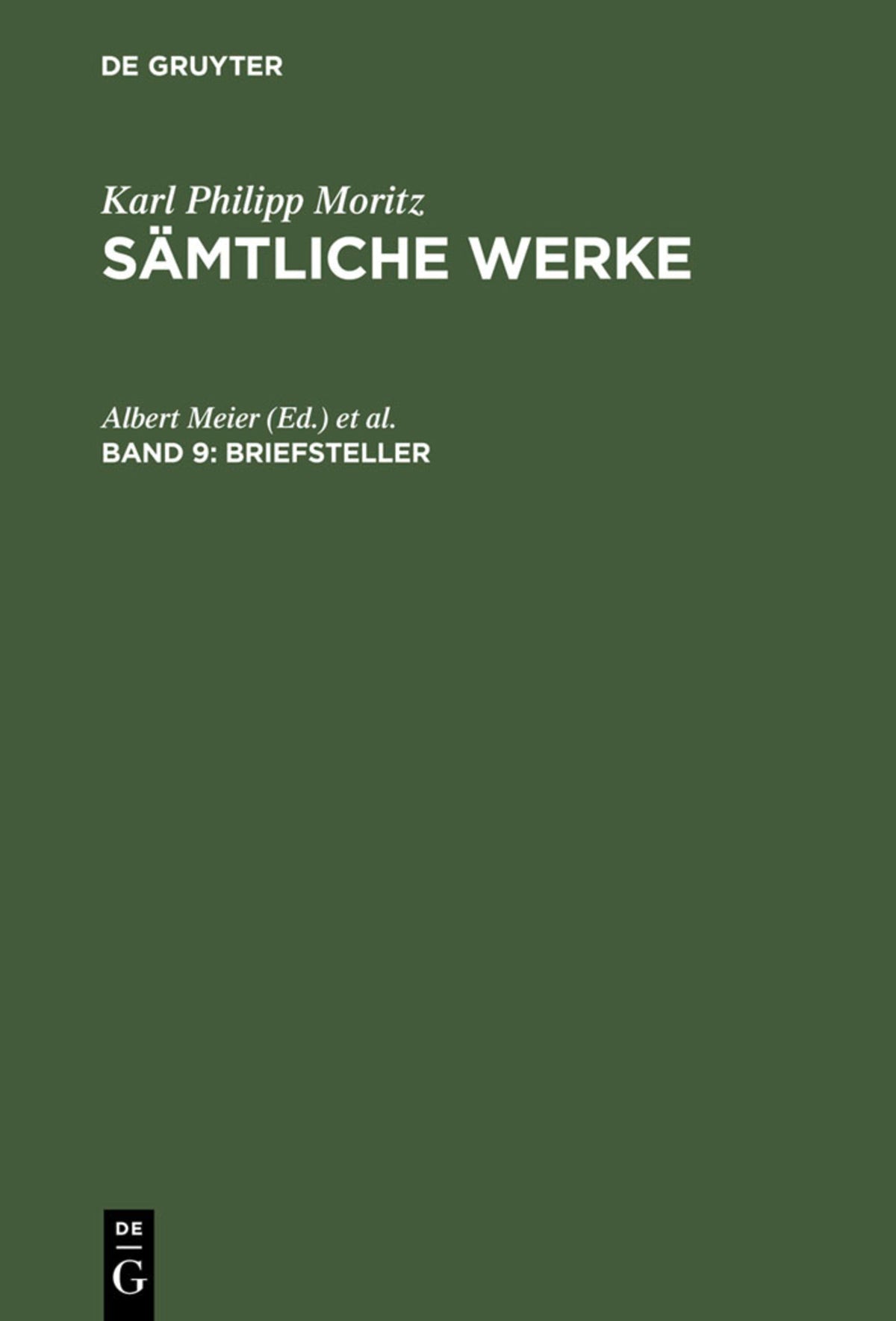Cover image for Briefsteller ISBN 9783484157095