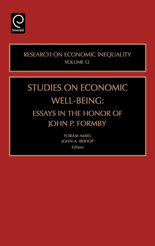 Studies on Economic Well Being