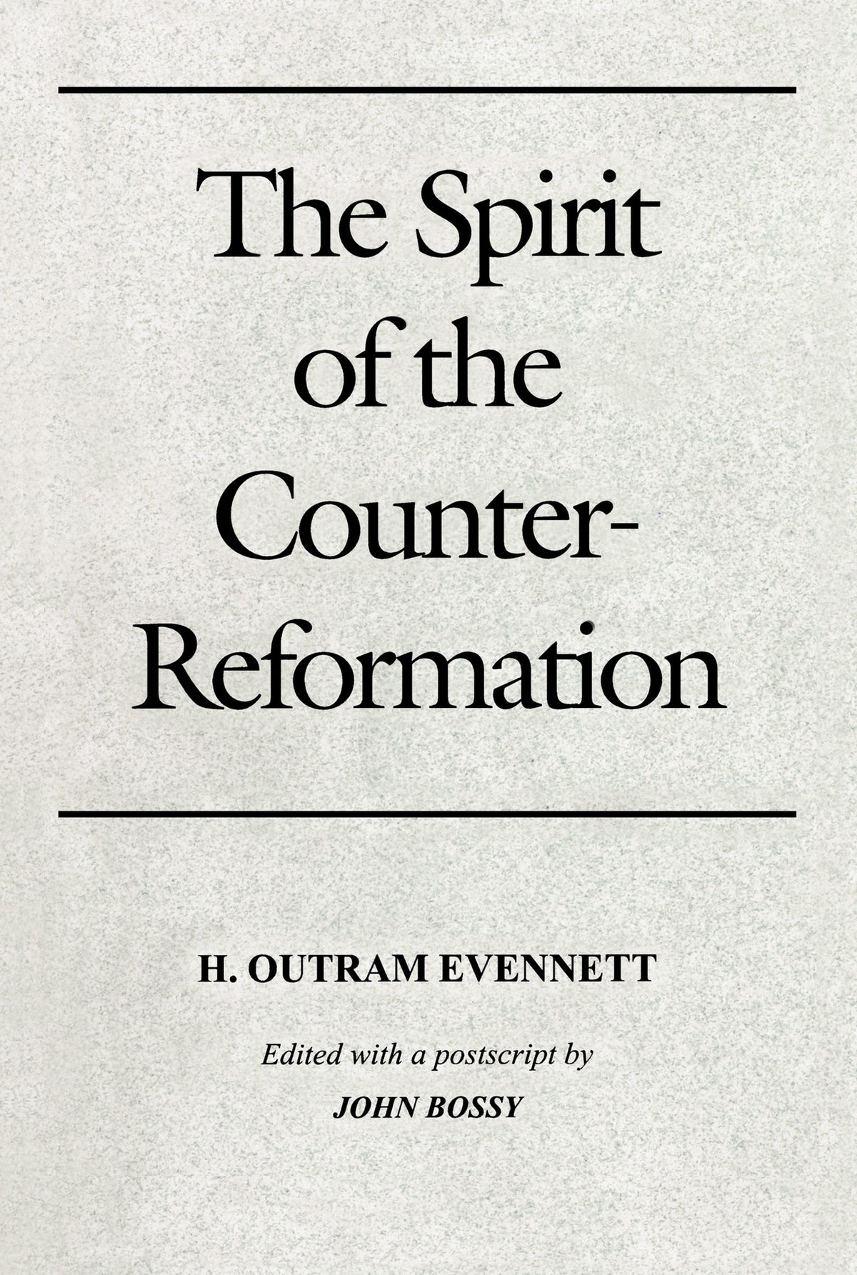 Cover image for The Spirit of the Counter-Reformation ISBN 9780268004255