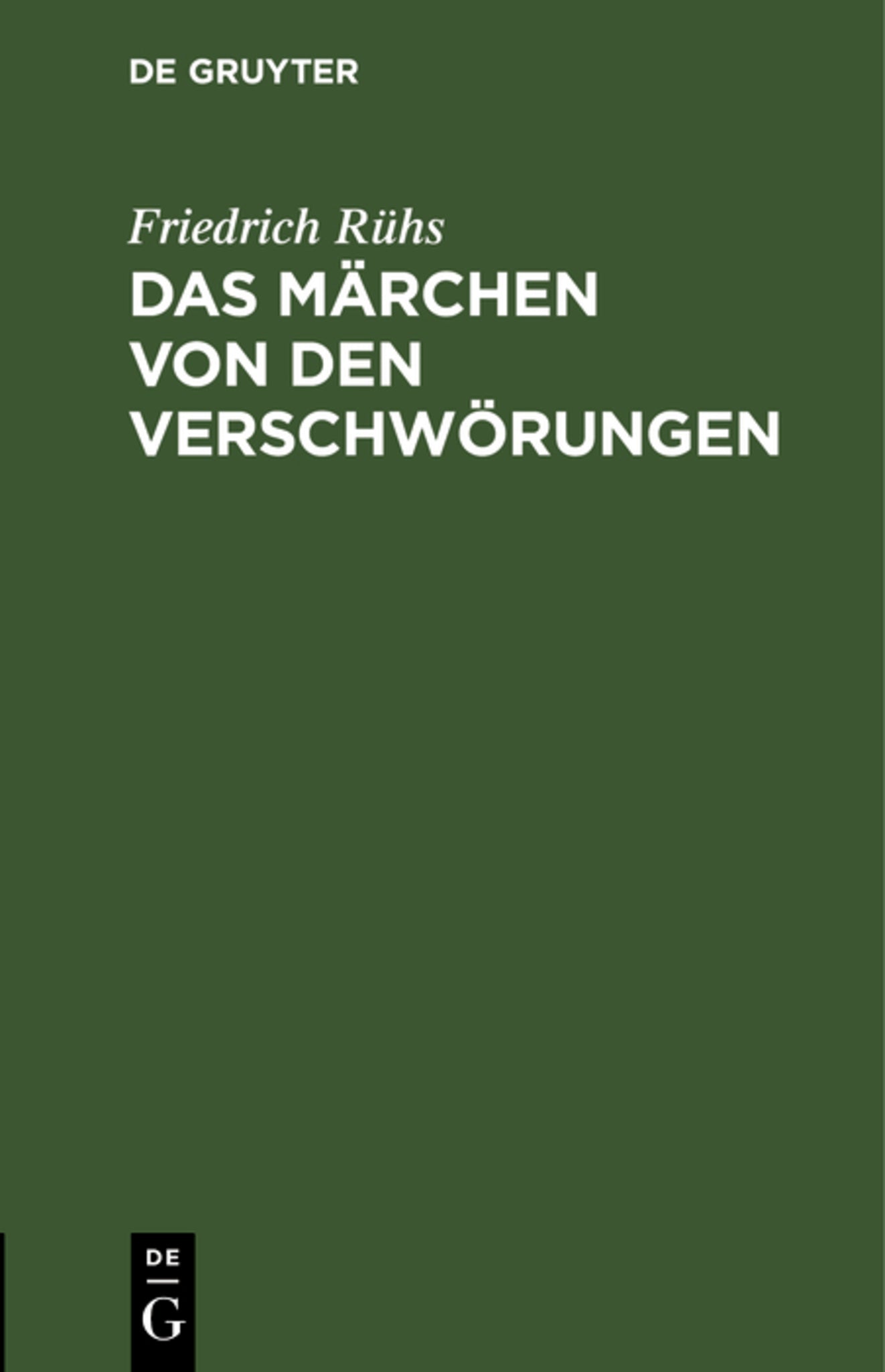 Das Märchen von den Verschwörungen