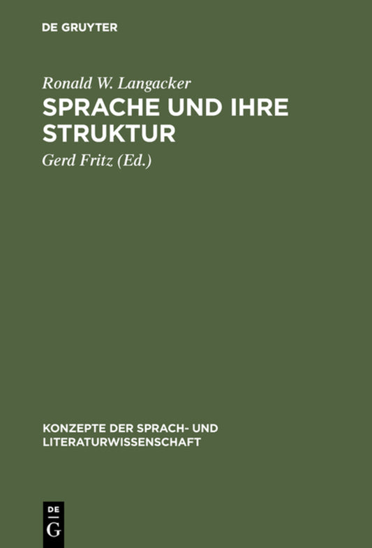 Sprache und ihre Struktur
