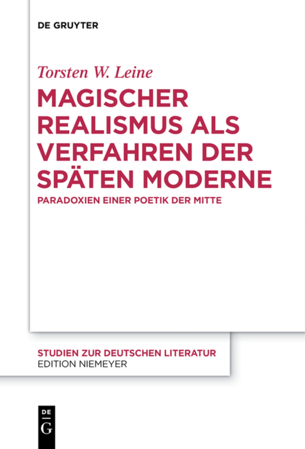 Magischer Realismus als Verfahren der späten Moderne