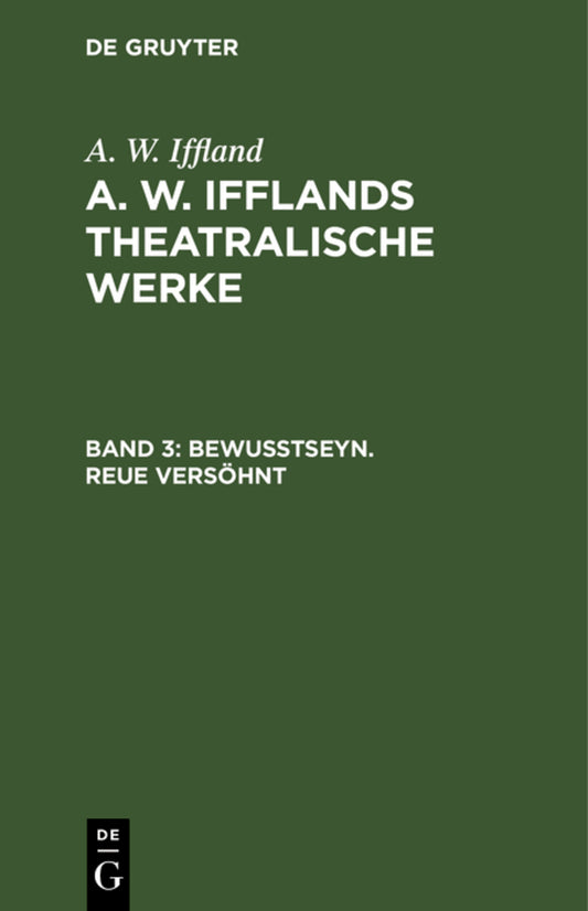 Bewußtseyn. Reue versöhnt