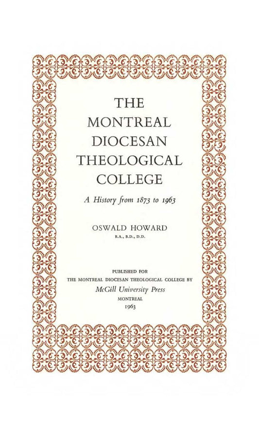 The Montreal Diocesan Theological College