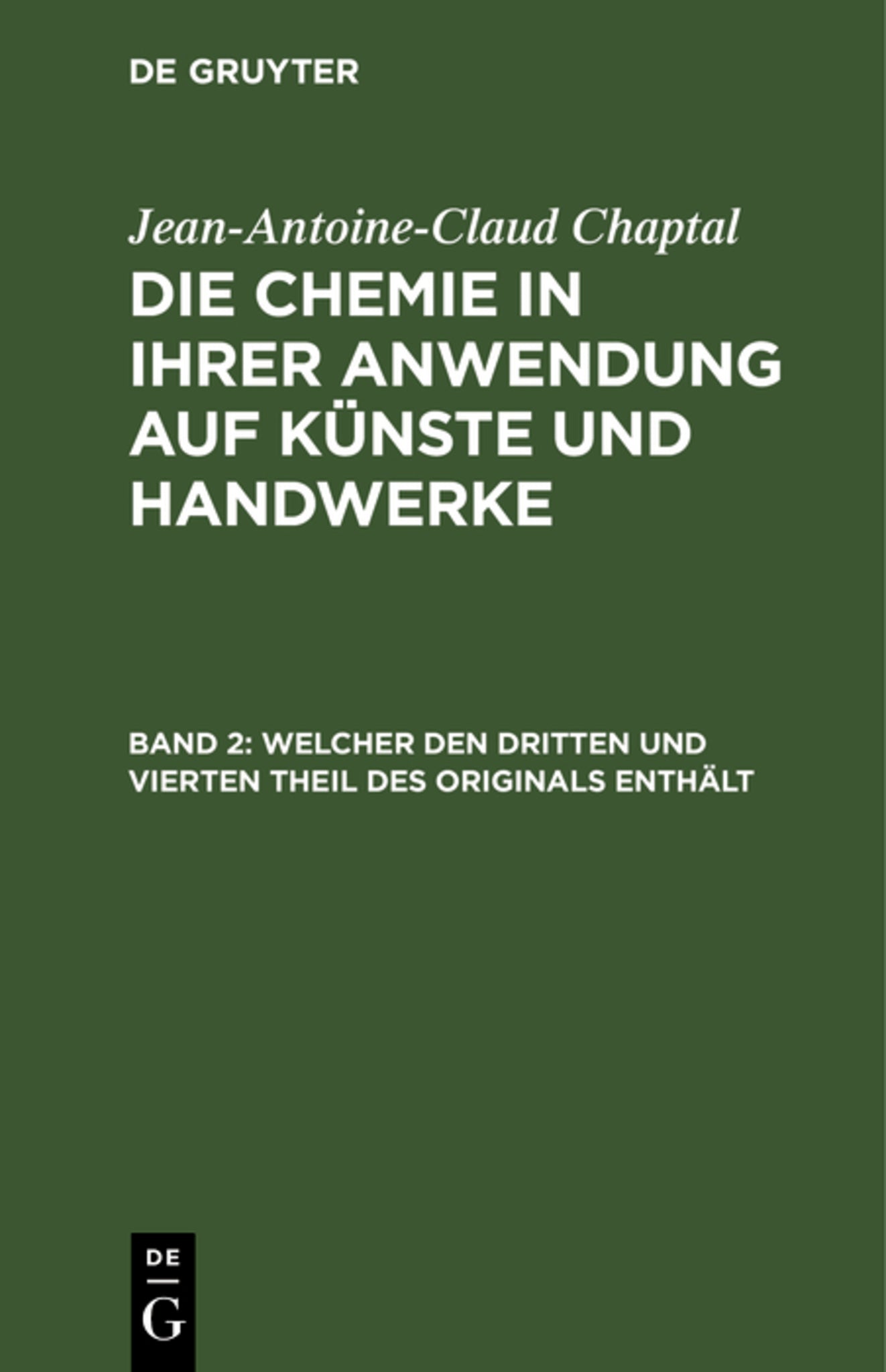 Welcher den dritten und vierten Theil des Originals enthält