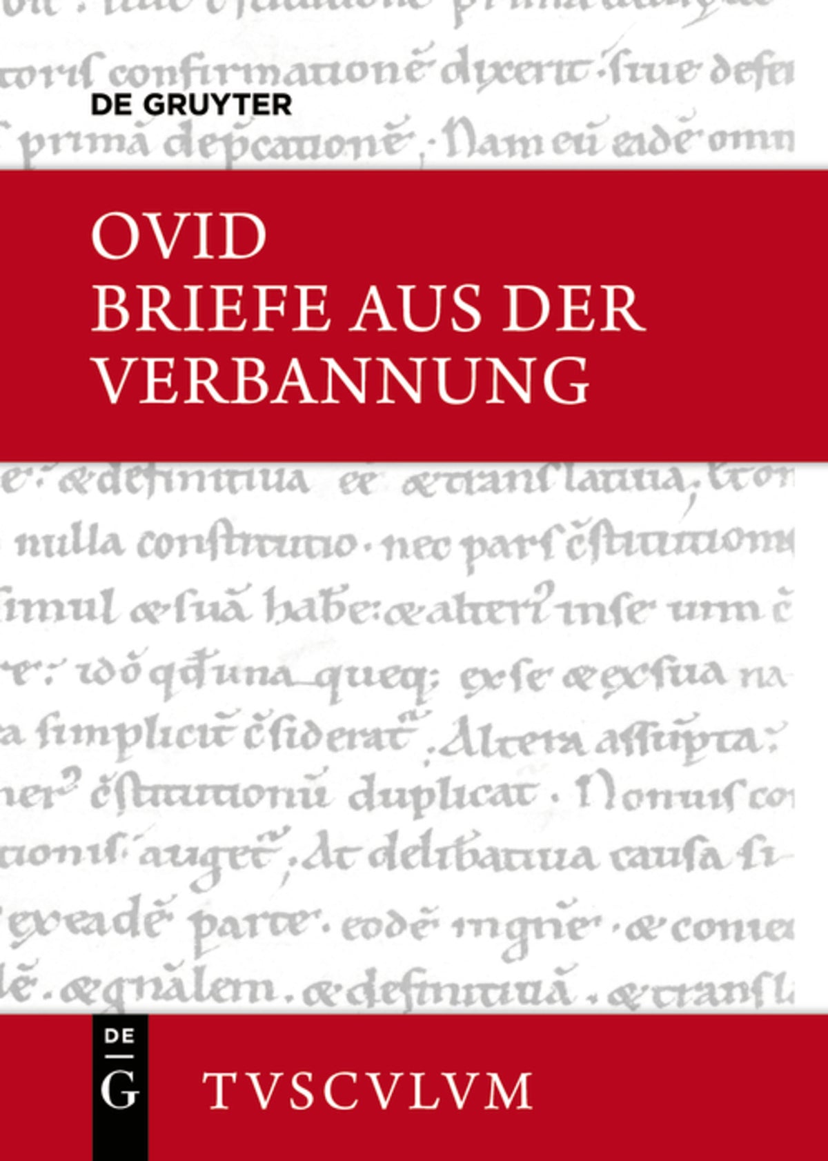 Cover image for Briefe aus der Verbannung / Tristia. Epistulae ex Ponto ISBN 9783050054261