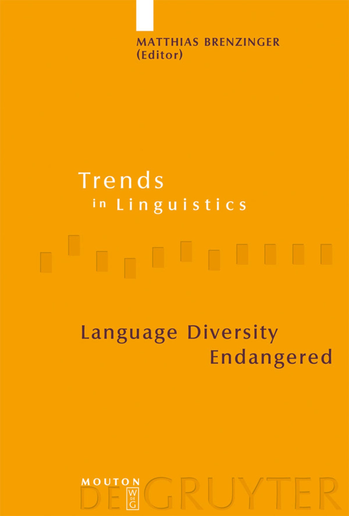 Cover image for Language Diversity Endangered ISBN 9783110170498
