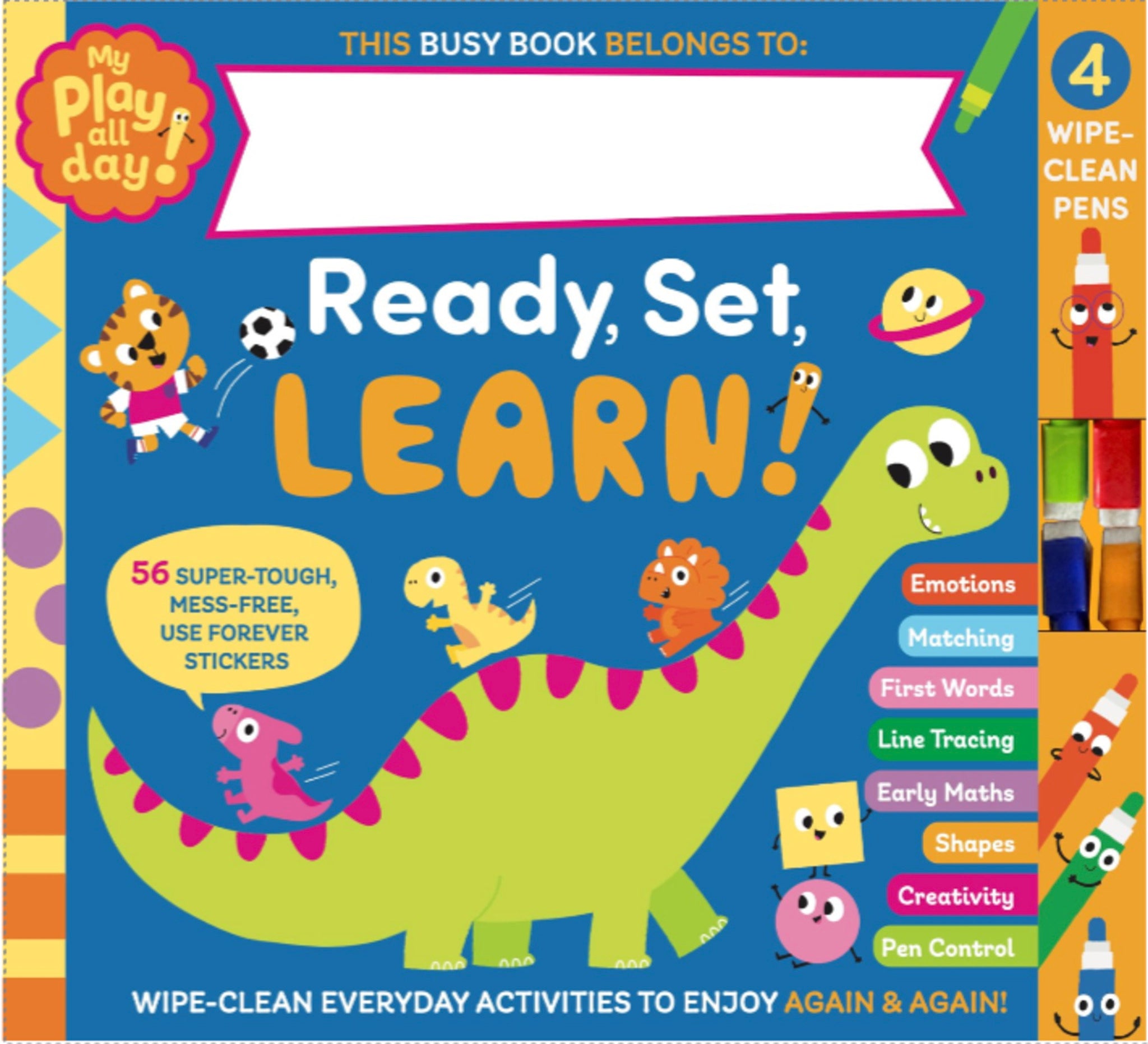 Cover image for My Play All Day: Ready, Set, Learn! ISBN 9781837161423