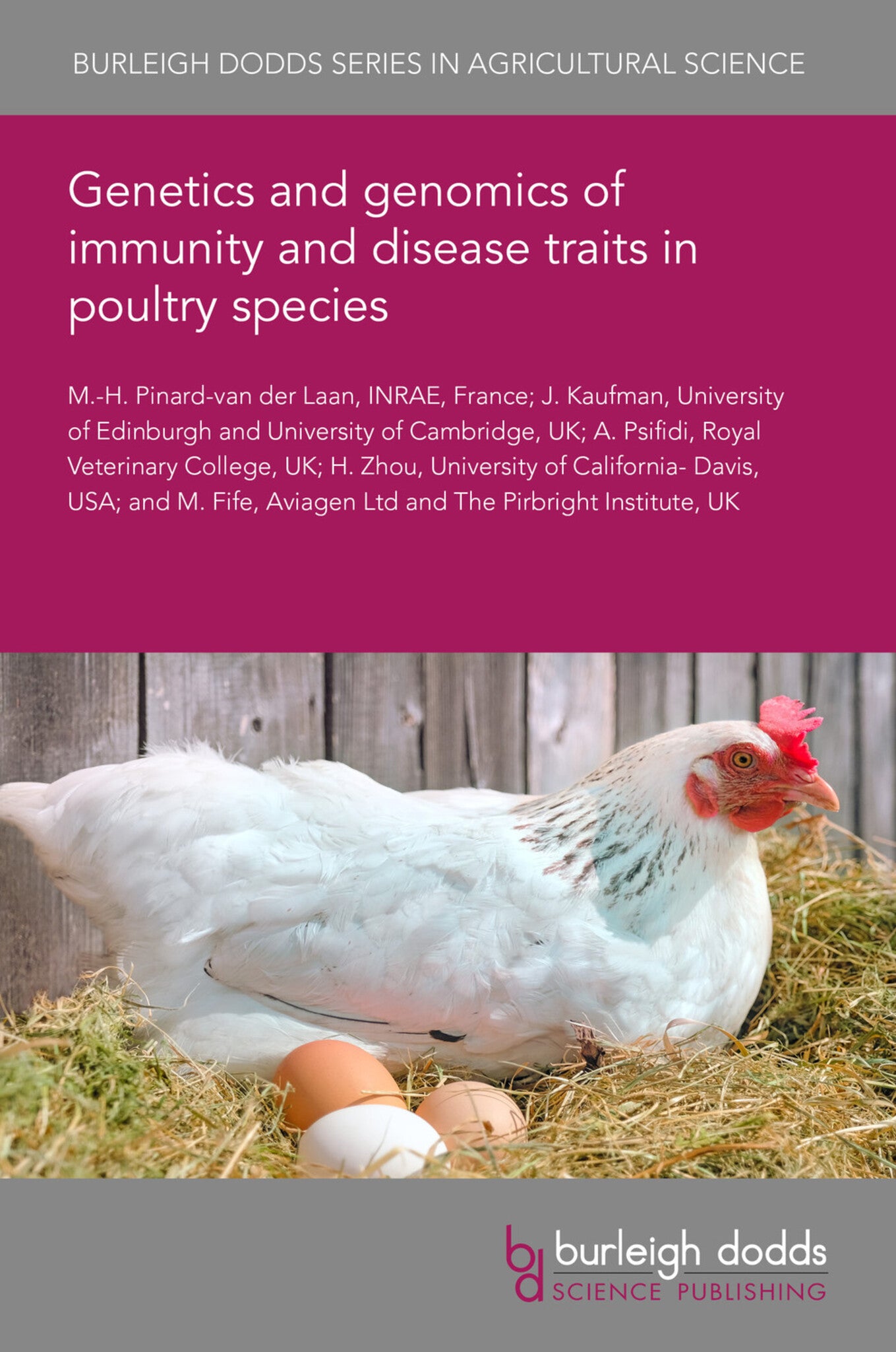 Cover image for Genetics and genomics of immunity and disease traits in poultry species ISBN 9781786767783