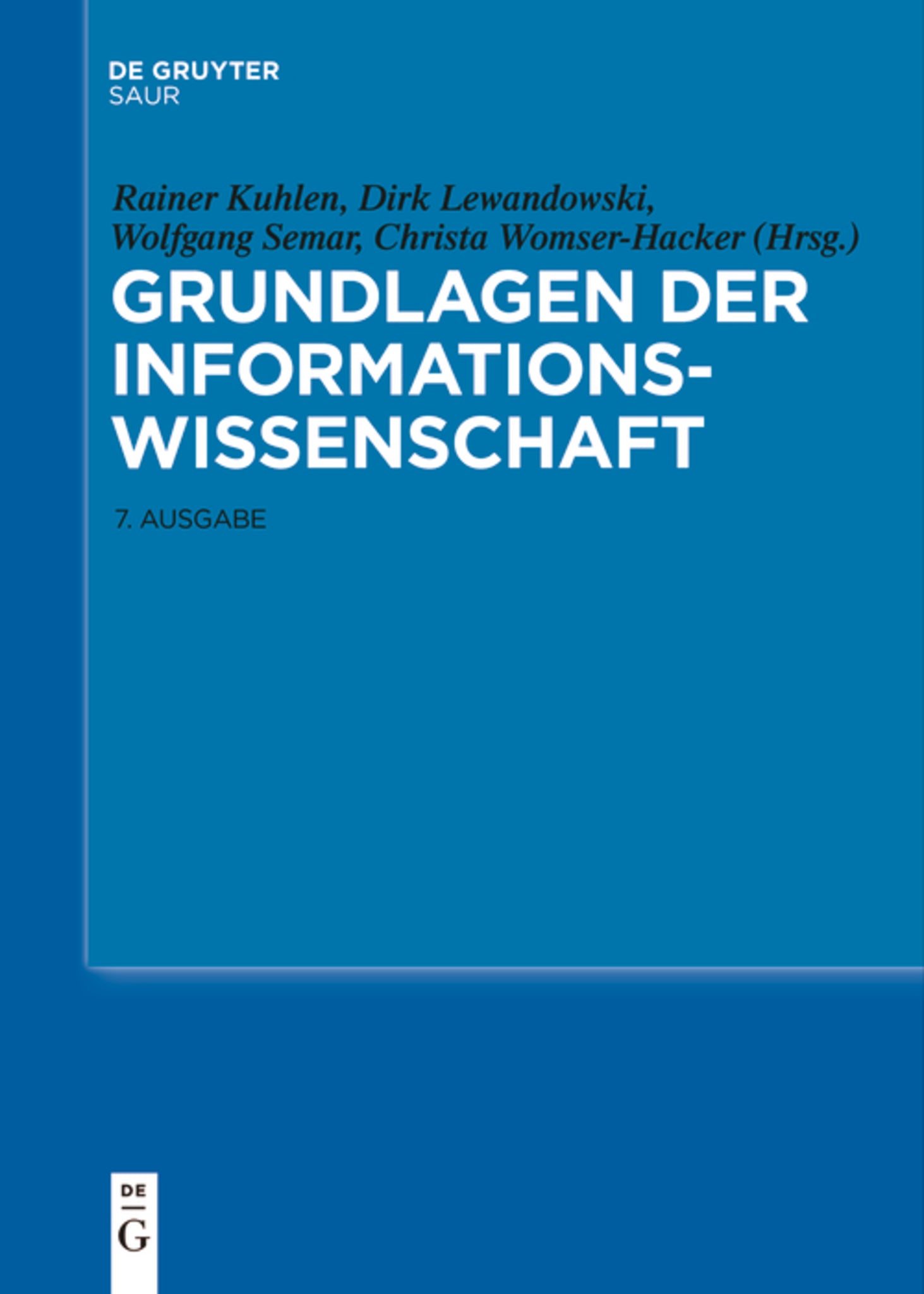 Grundlagen der Informationswissenschaft