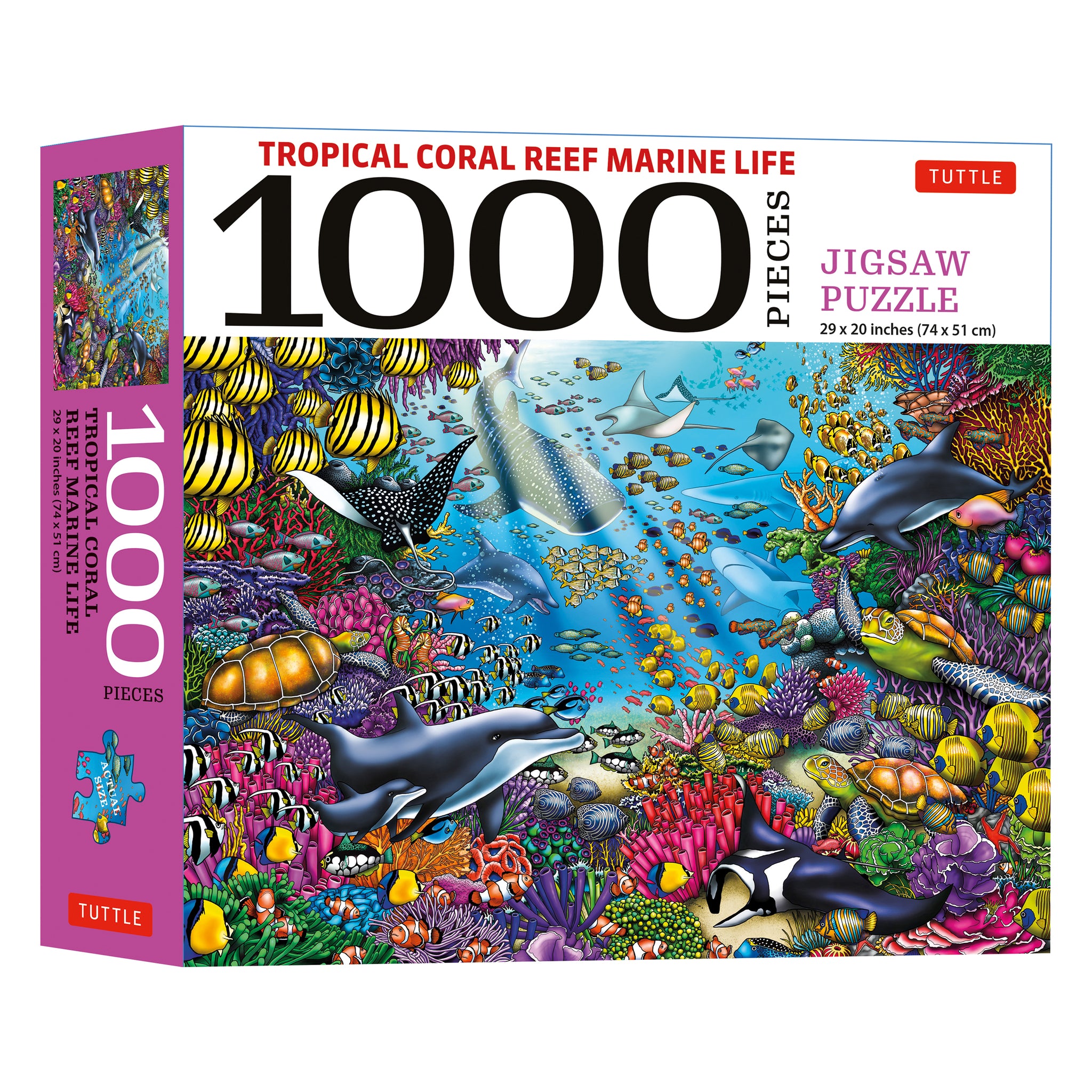 Tropical Coral Reef Marine Life - 1000 Piece Jigsaw Puzzle