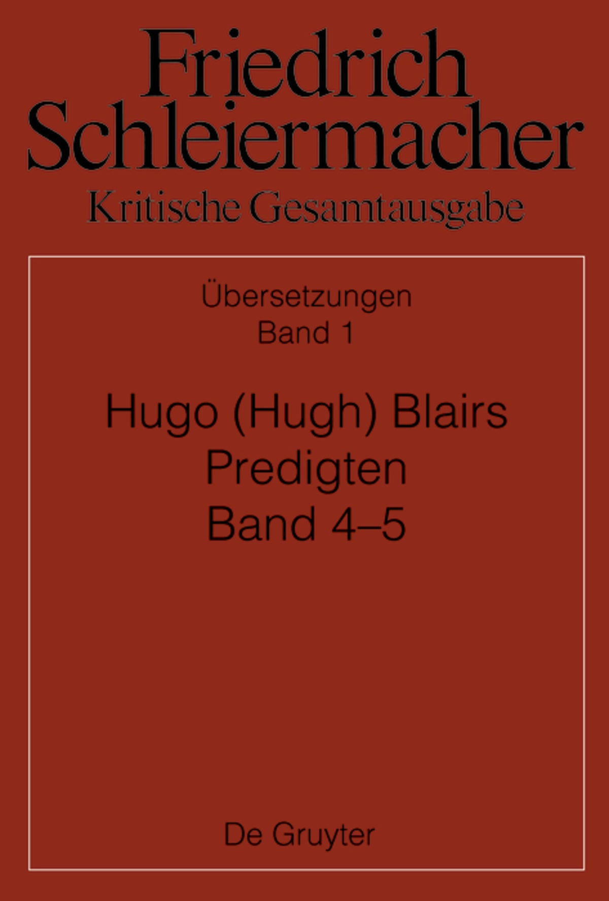 Hugo (Hugh) Blairs Predigten