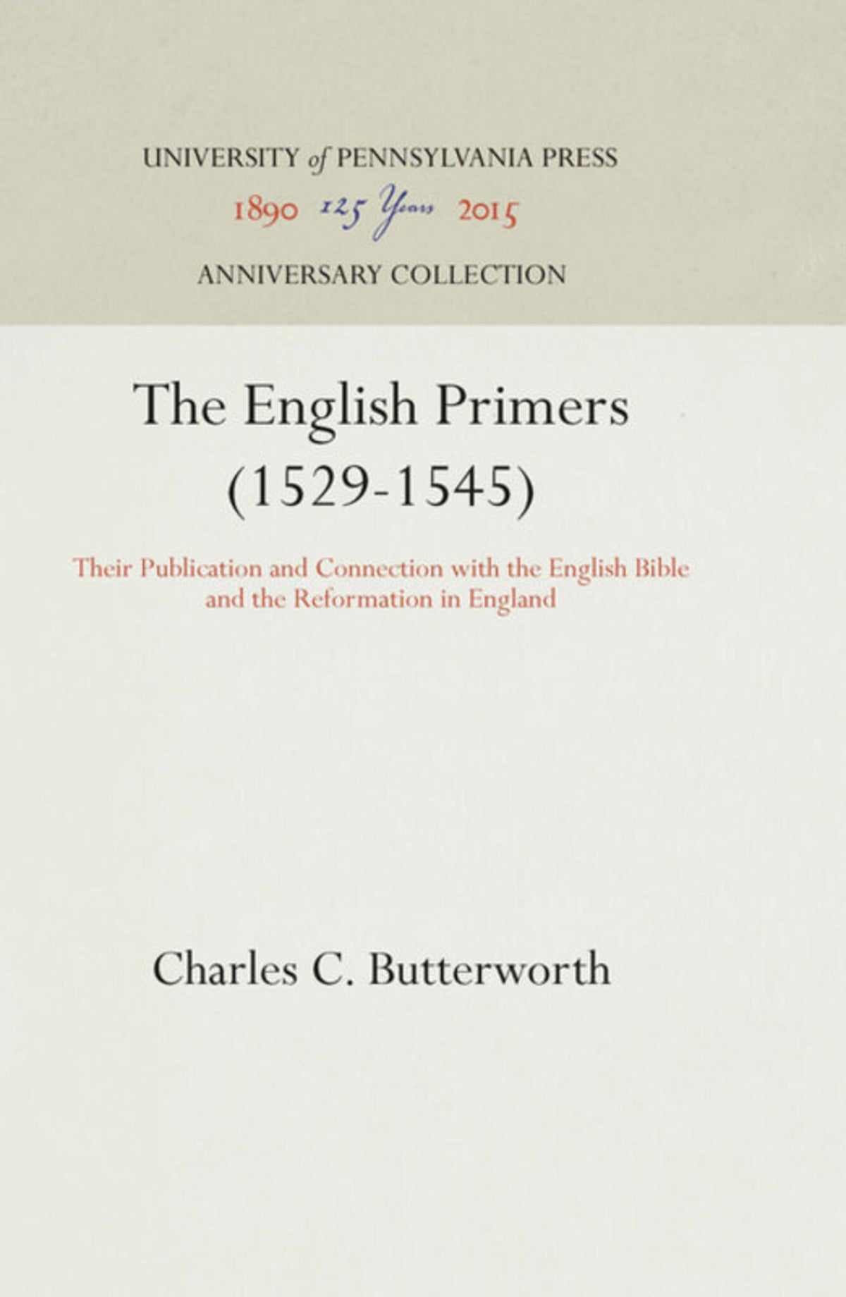 The English Primers (1529-1545)