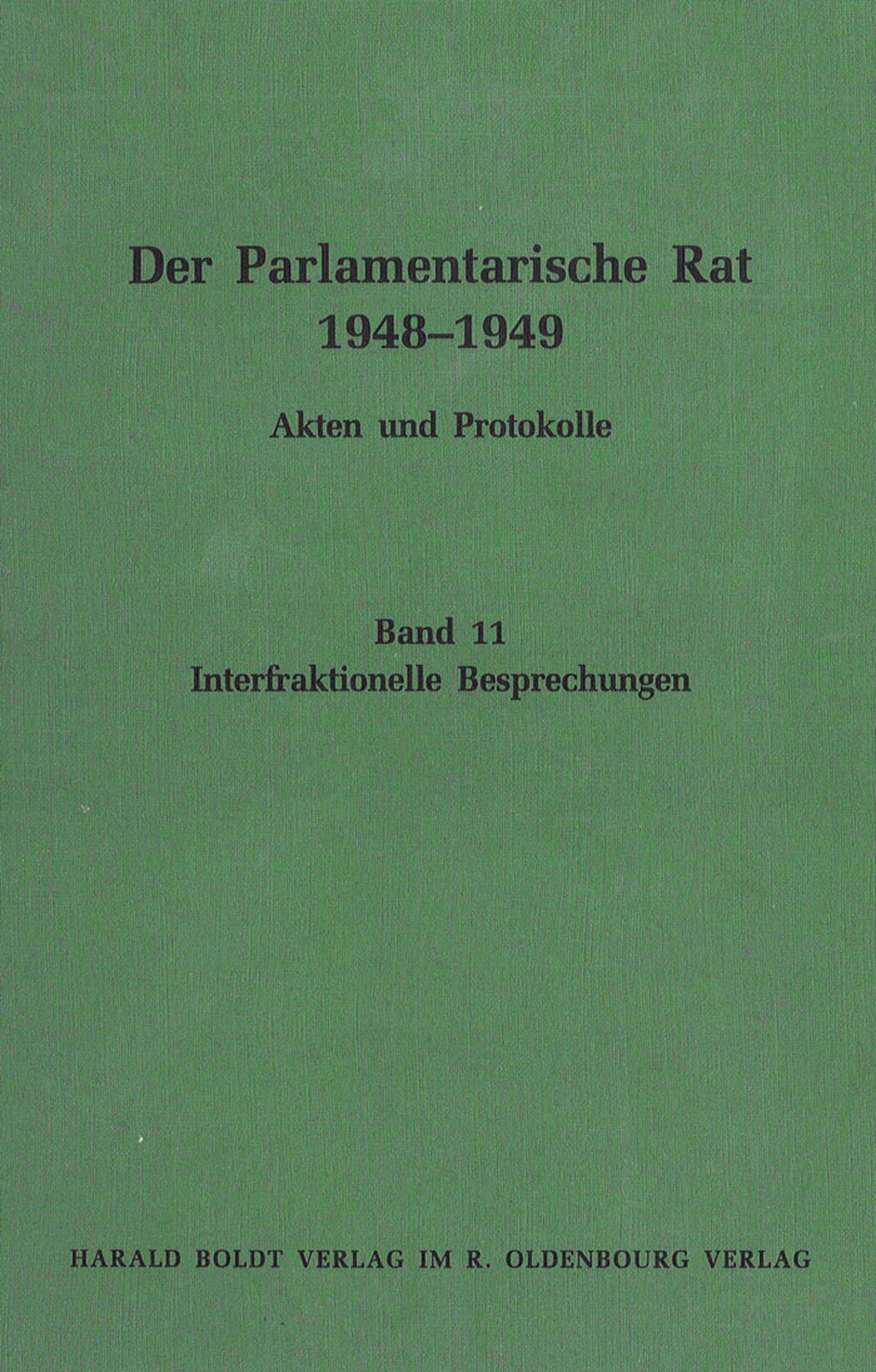 Interfraktionelle Besprechungen