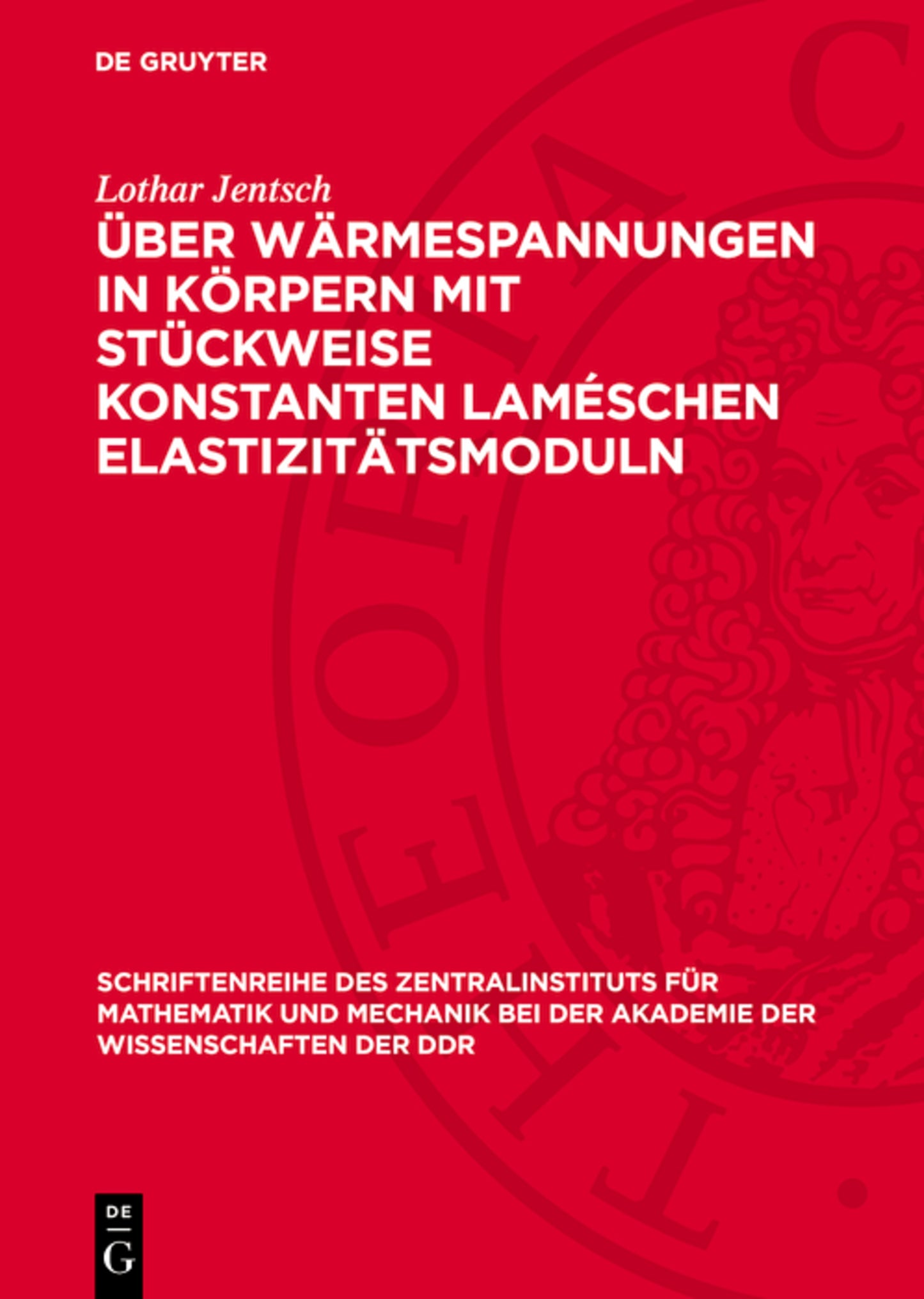 Über Wärmespannungen in körpern mit stückweise Konstanten Laméschen Elastizitätsmoduln