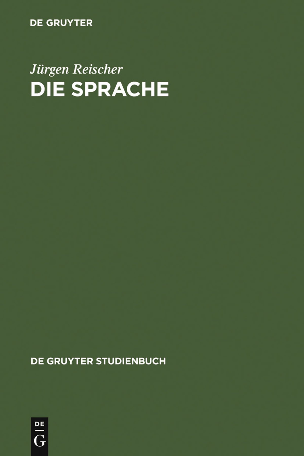 Cover image for Die Sprache ISBN 9783110173499