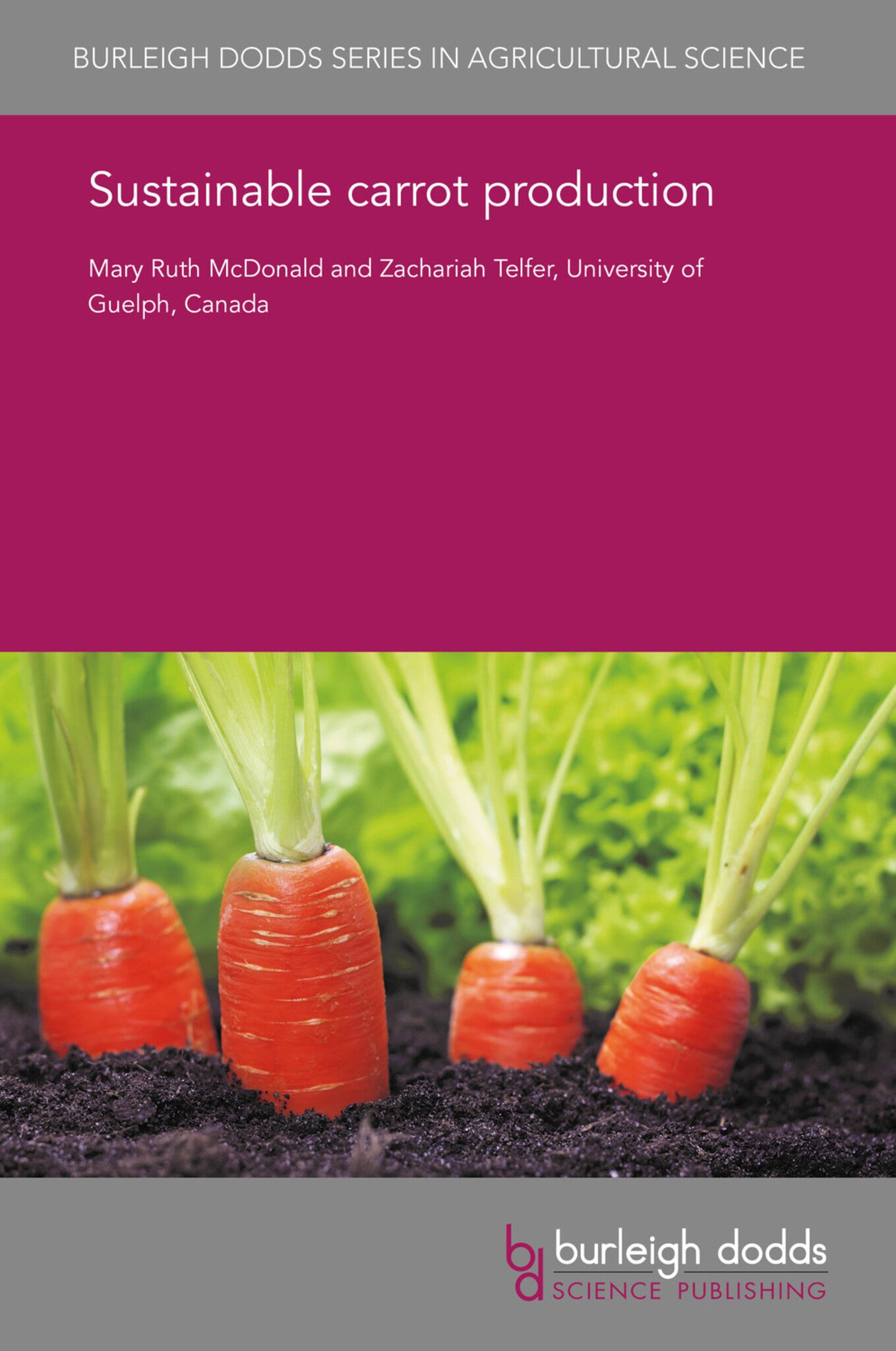 Cover image for Sustainable carrot production ISBN 9781838798895