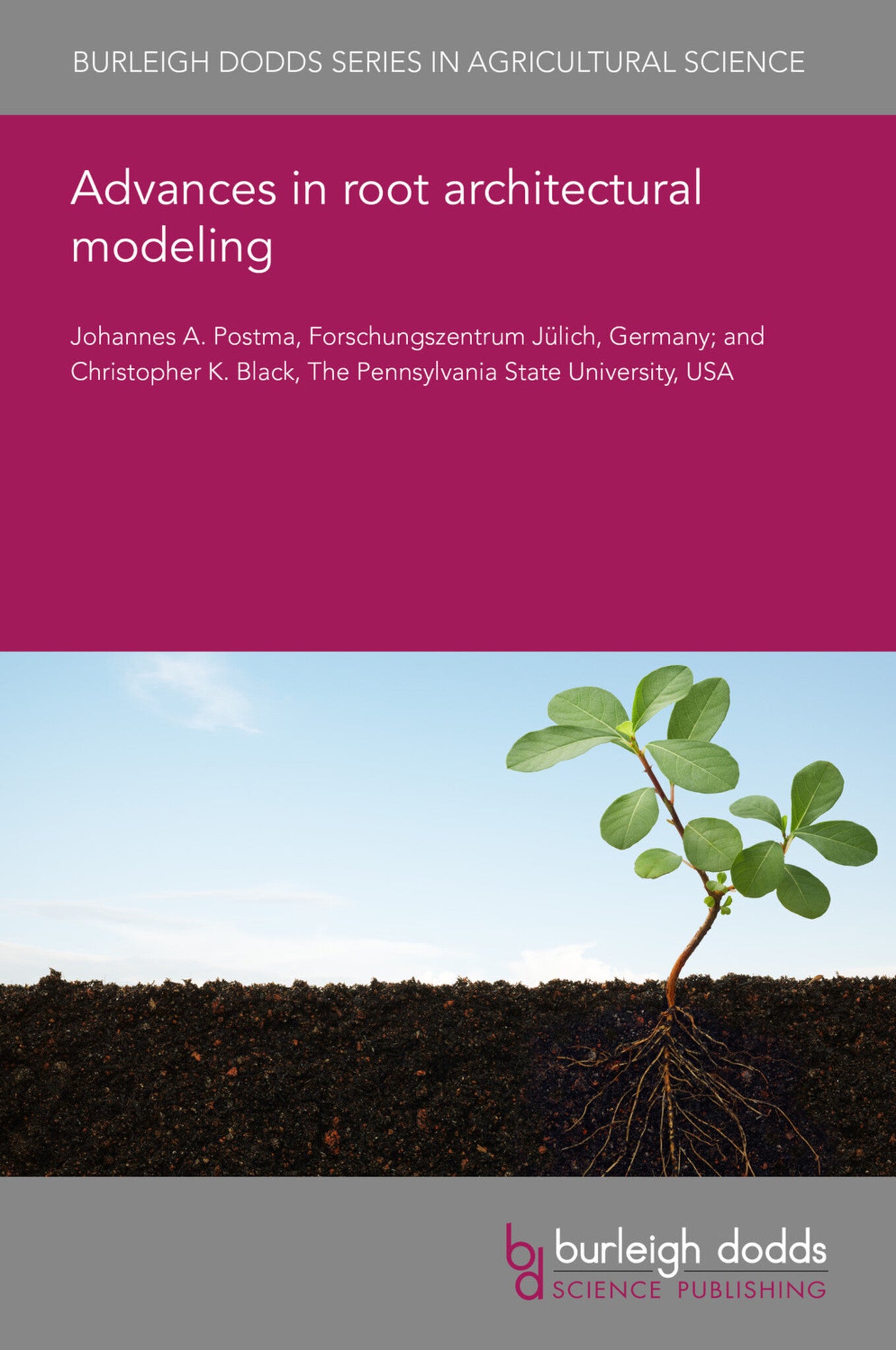 Cover image for Advances in root architectural modeling ISBN 9781786769893