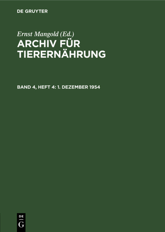 1. Dezember 1954