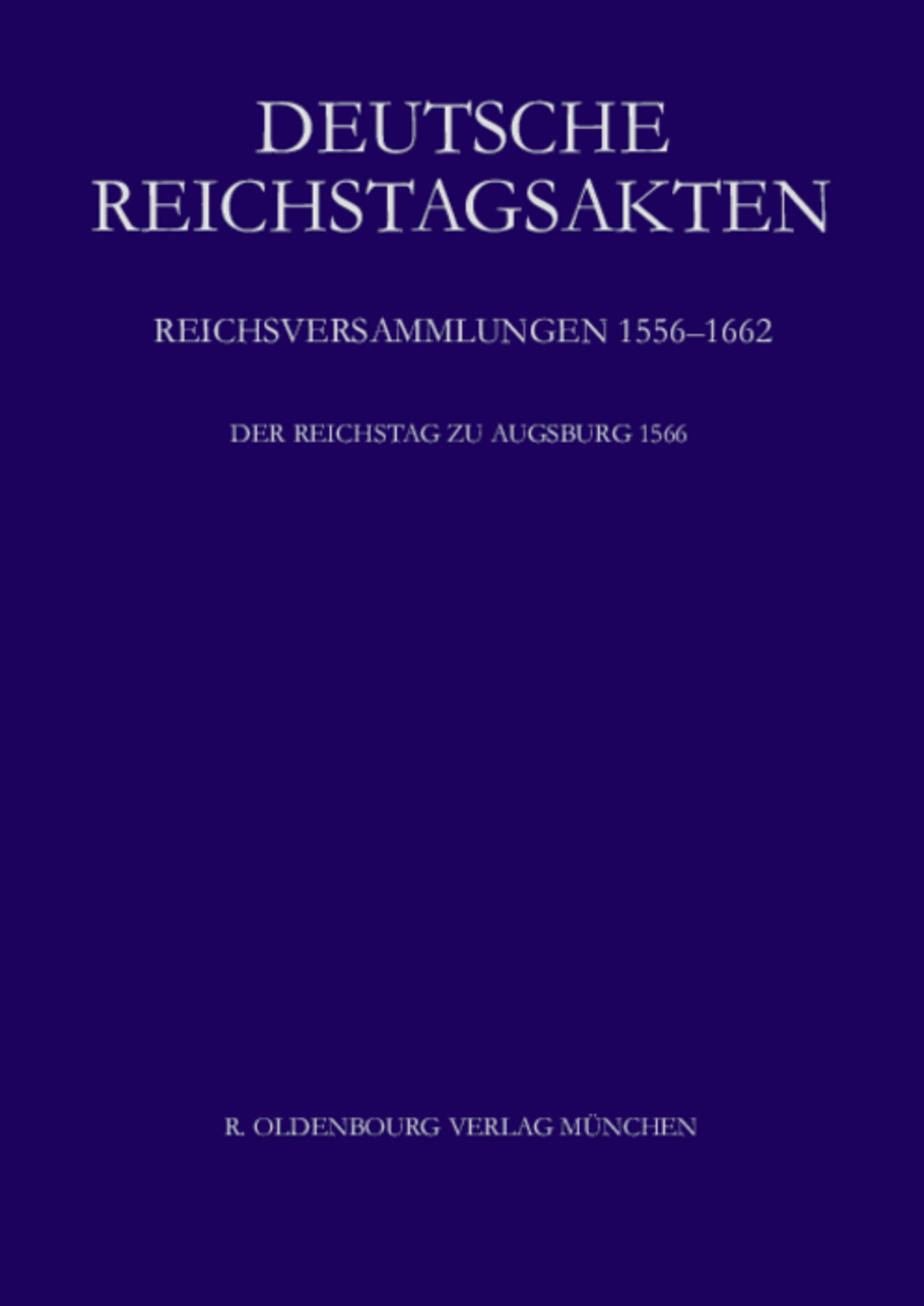 Der Reichstag zu Augsburg 1566
