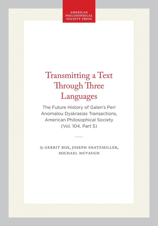 Transmitting a Text Through Three Languages