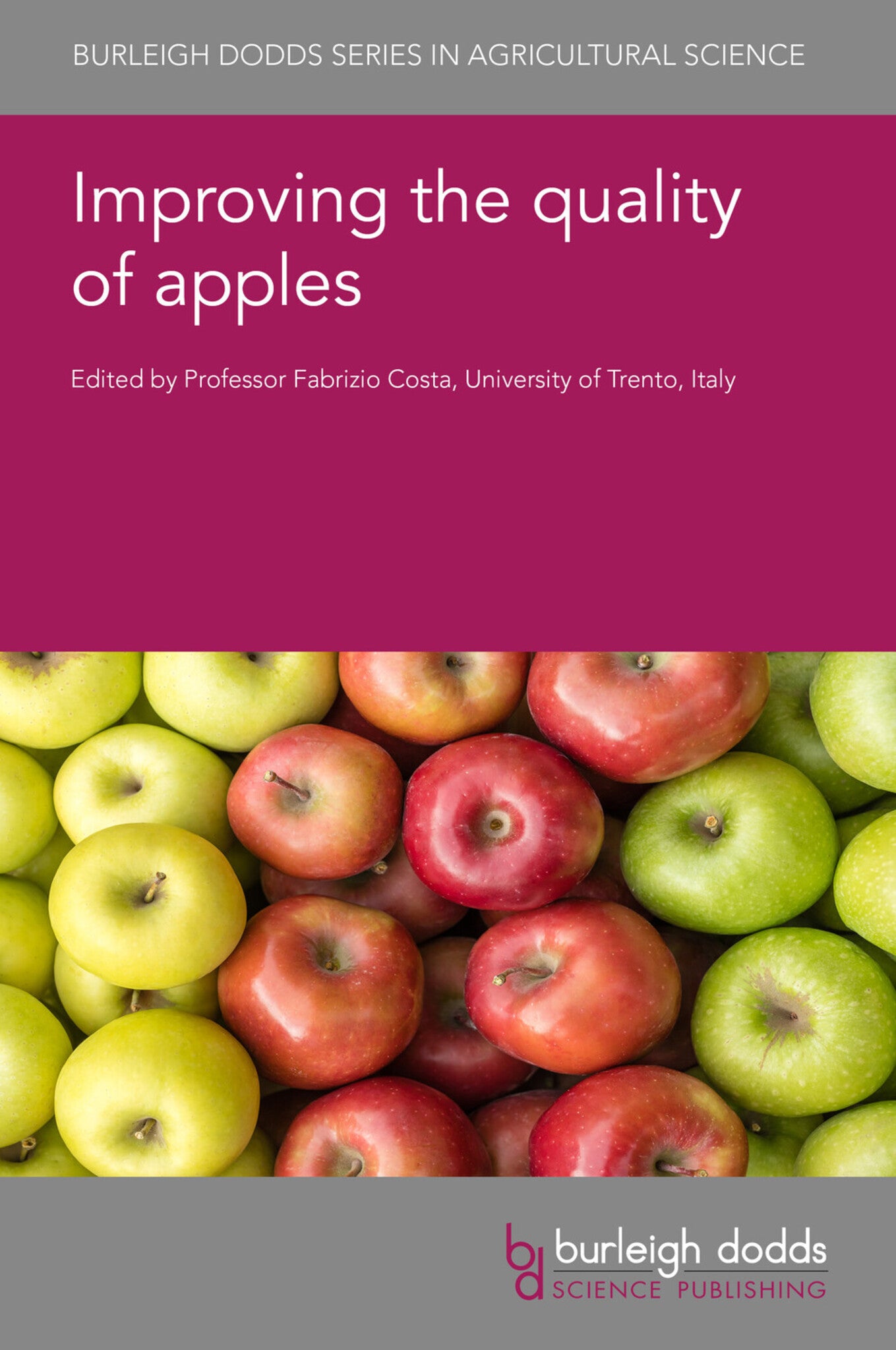Cover image for Improving the quality of apples ISBN 9781801463218