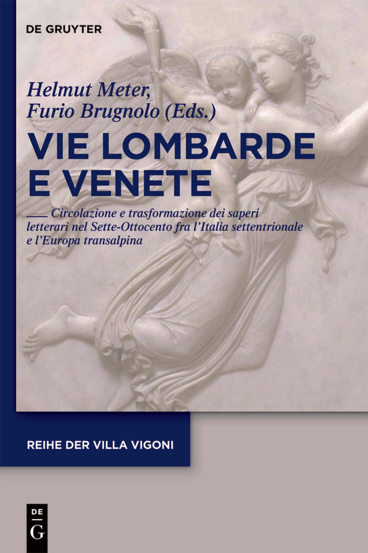 Cover image for Vie Lombarde e Venete ISBN 9783110235036