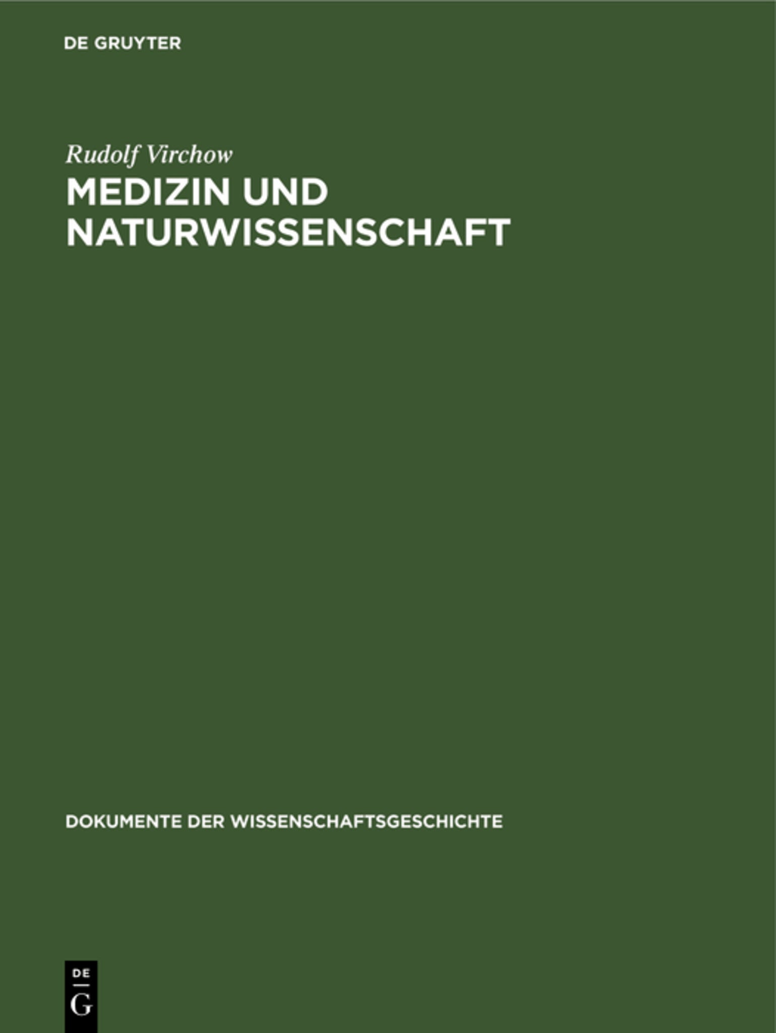 Medizin und Naturwissenschaft