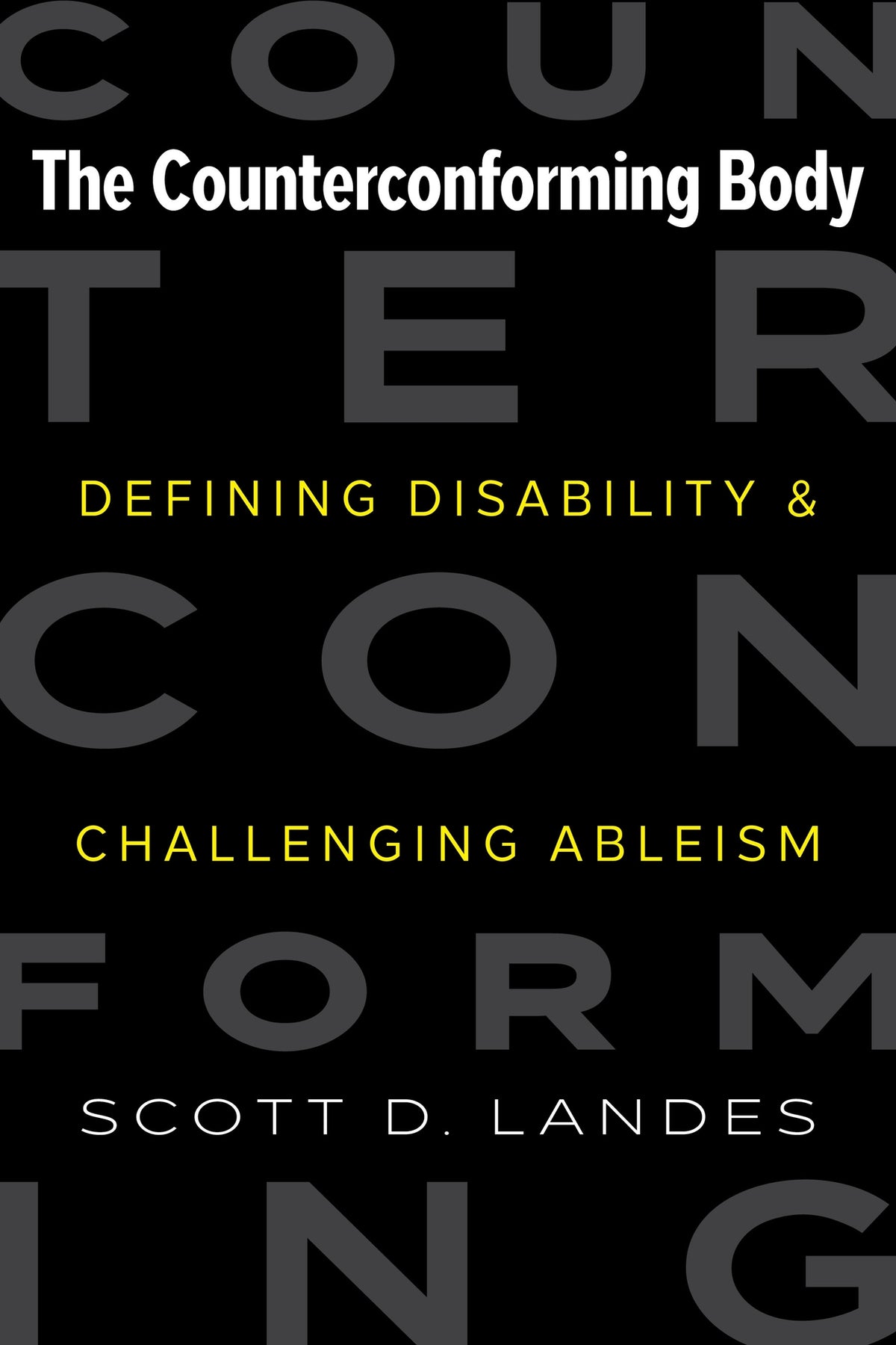 Cover image for The Counterconforming Body ISBN 9781479841868