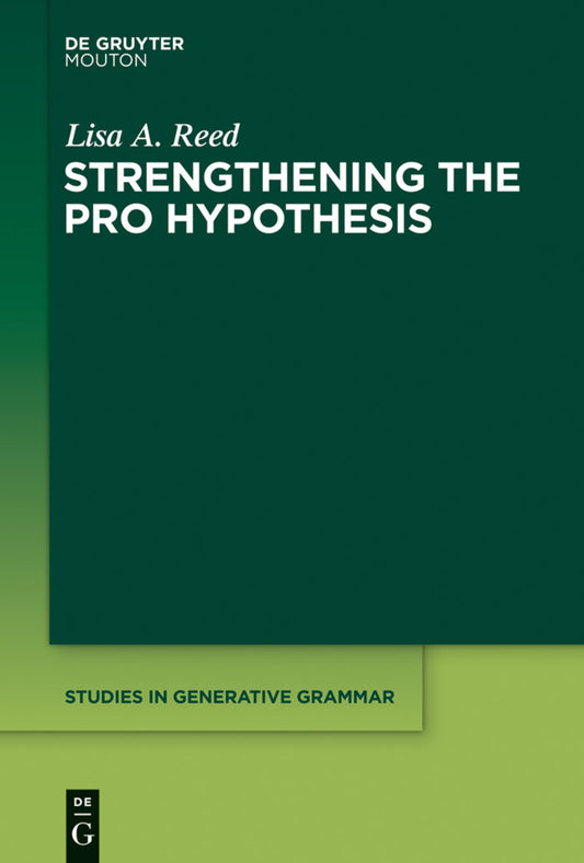 Strengthening the PRO Hypothesis