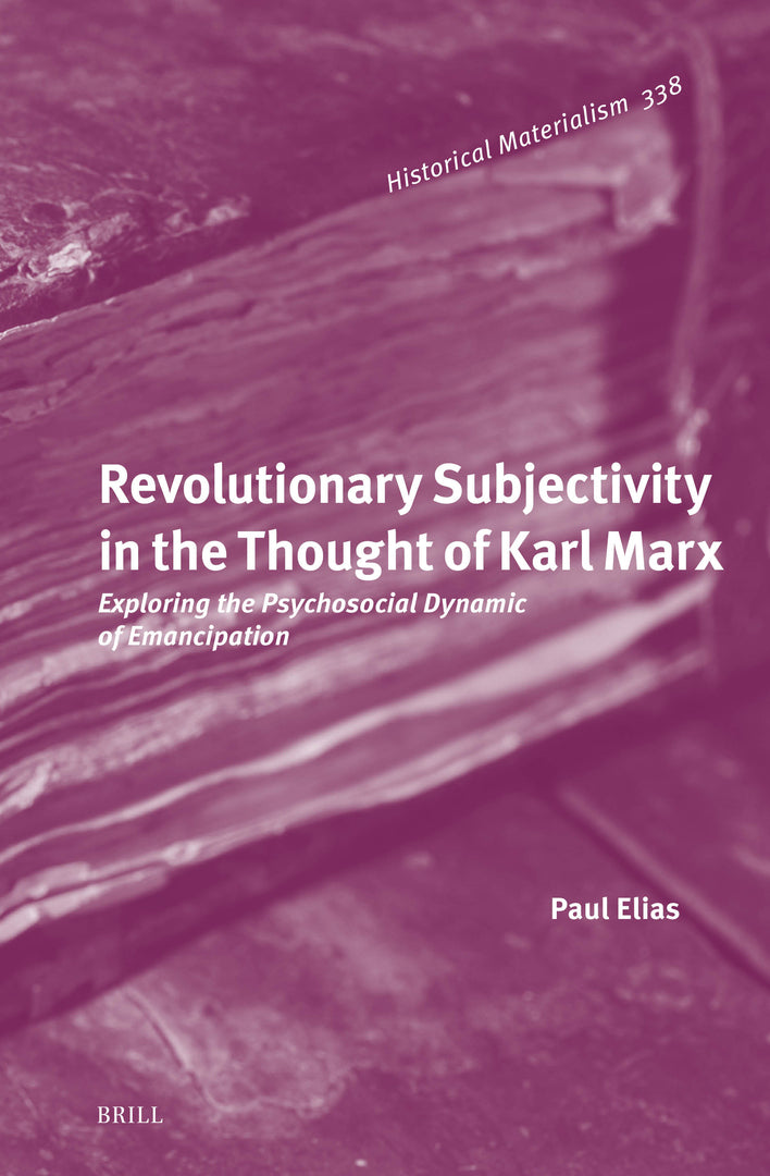 Cover image for Revolutionary Subjectivity in the Thought of Karl Marx ISBN 9789004714335