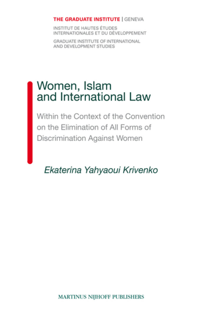 Cover image for Women, Islam and International Law ISBN 9789004171442