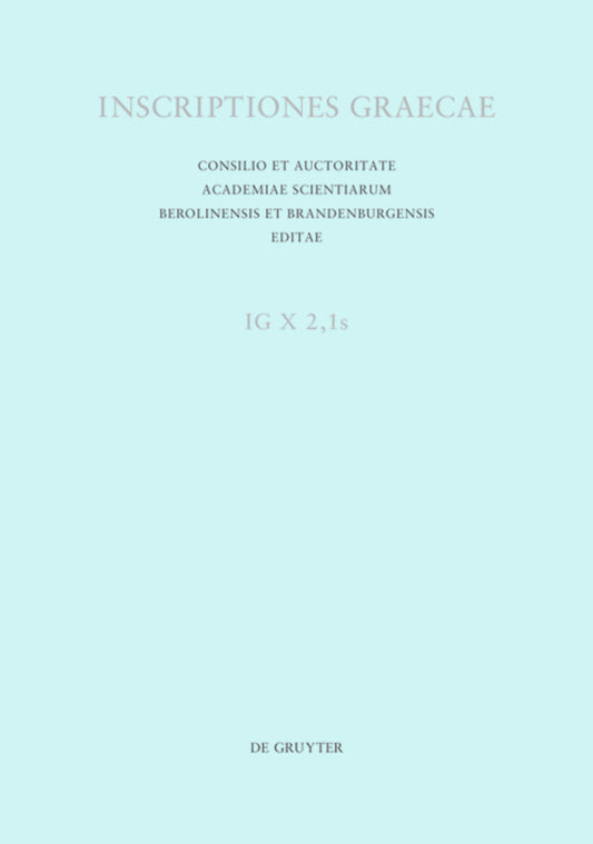Inscriptiones Thessalonicae et viciniae