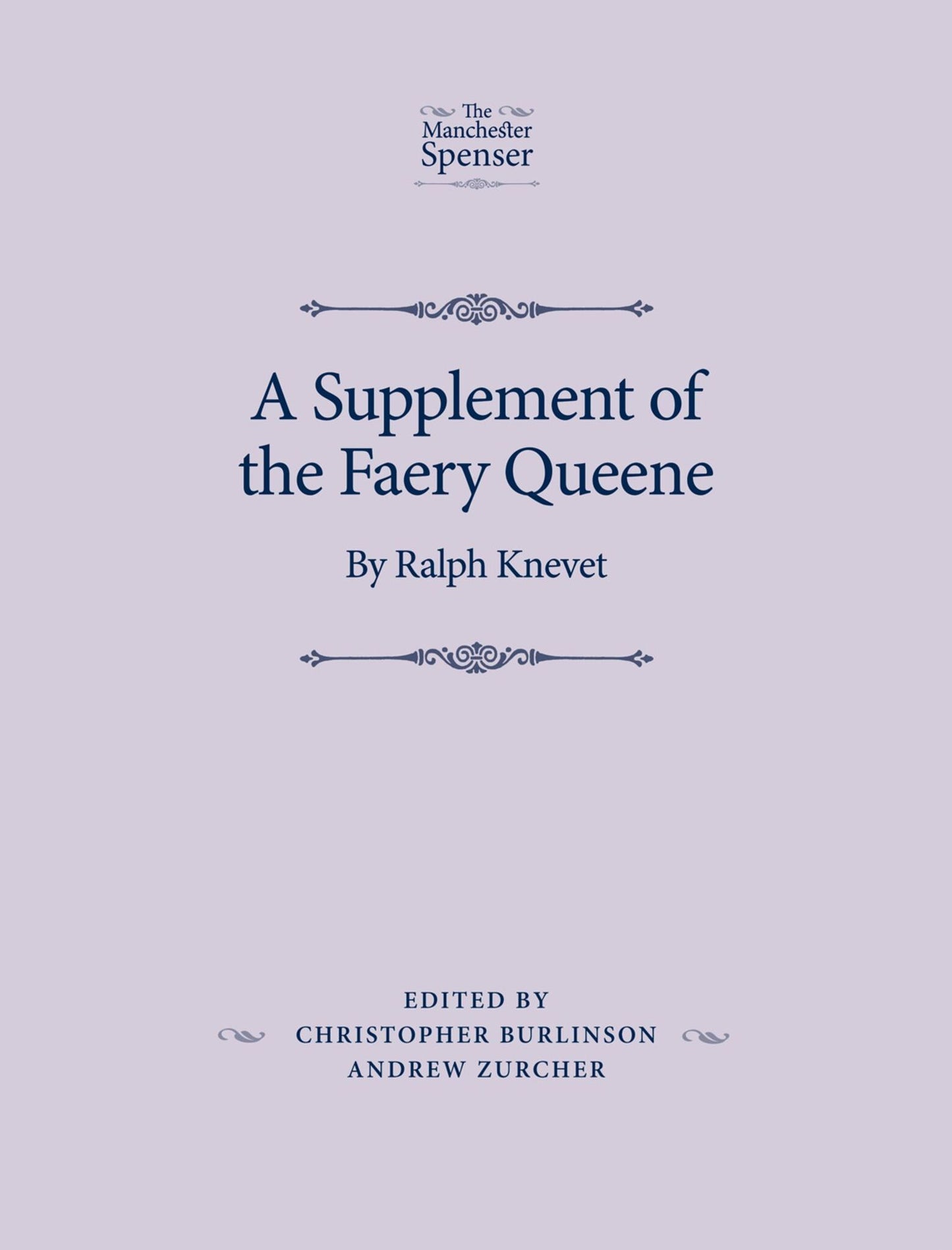 A Supplement of the Faery Queene